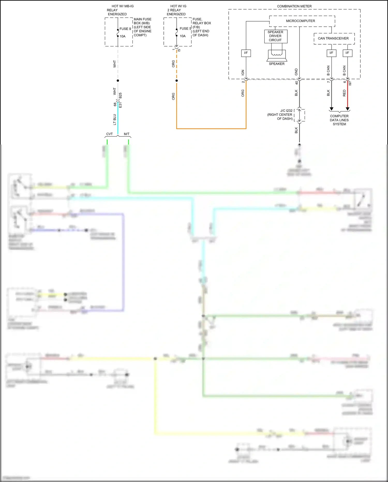 Subaru WRX VB (2021-2024) computer data lines system wiring diagram  (11 of 73)