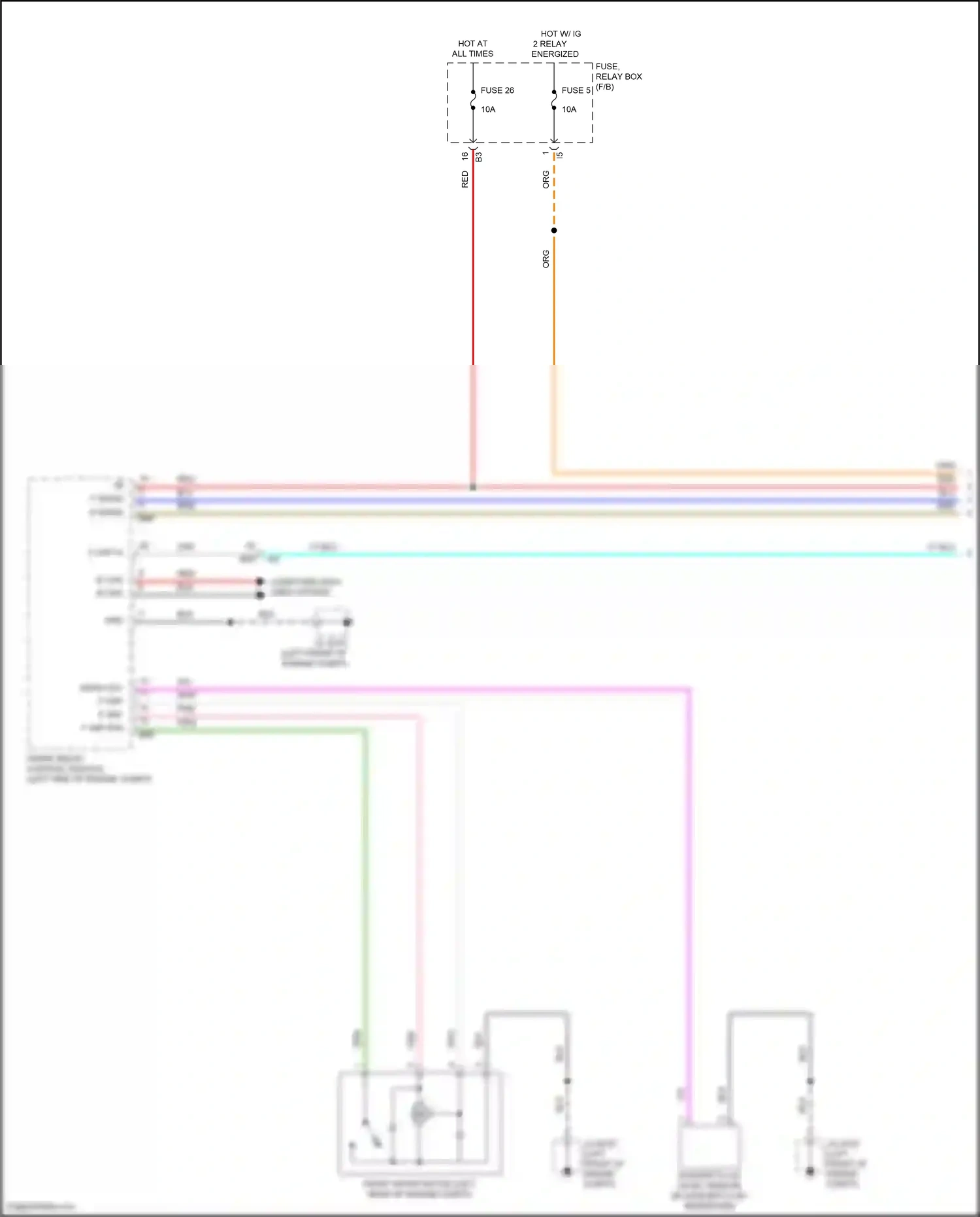 Subaru WRX VB (2021-2024) front relay control module wiring diagram  (12 of 12)