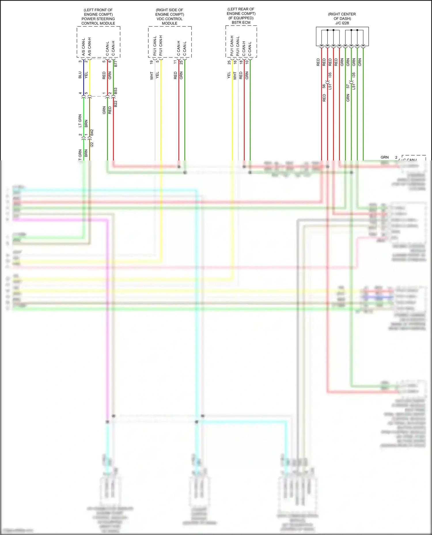 Subaru WRX VB (2021-2024) keyless entry control module wiring diagram  (1 of 6)
