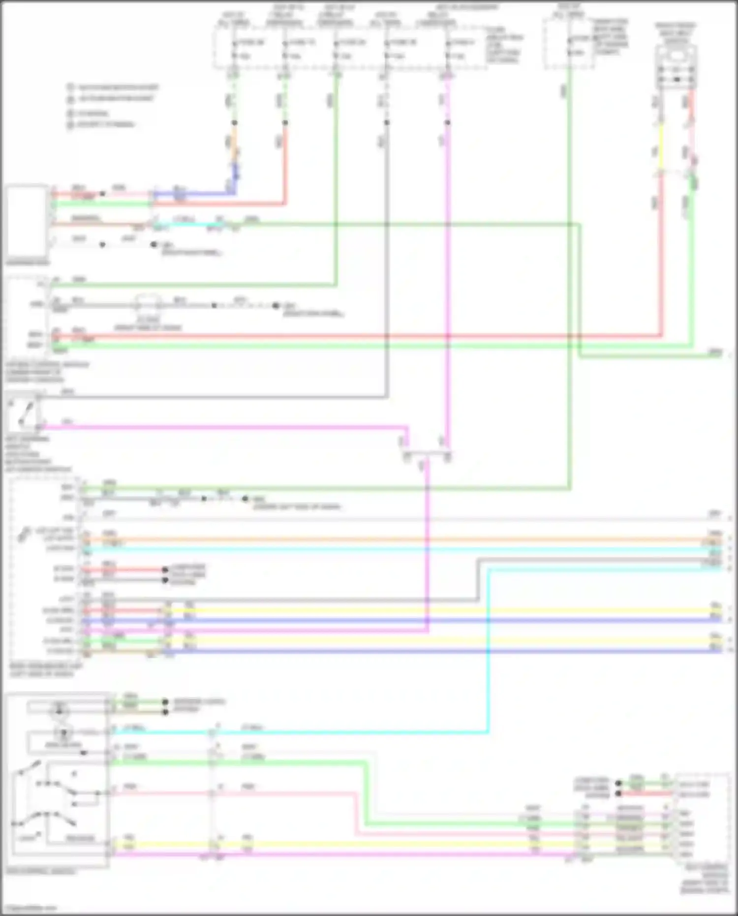 Wiring diagram lt grn/red for Subaru WRX VB (2021-2024) (2 of 5)