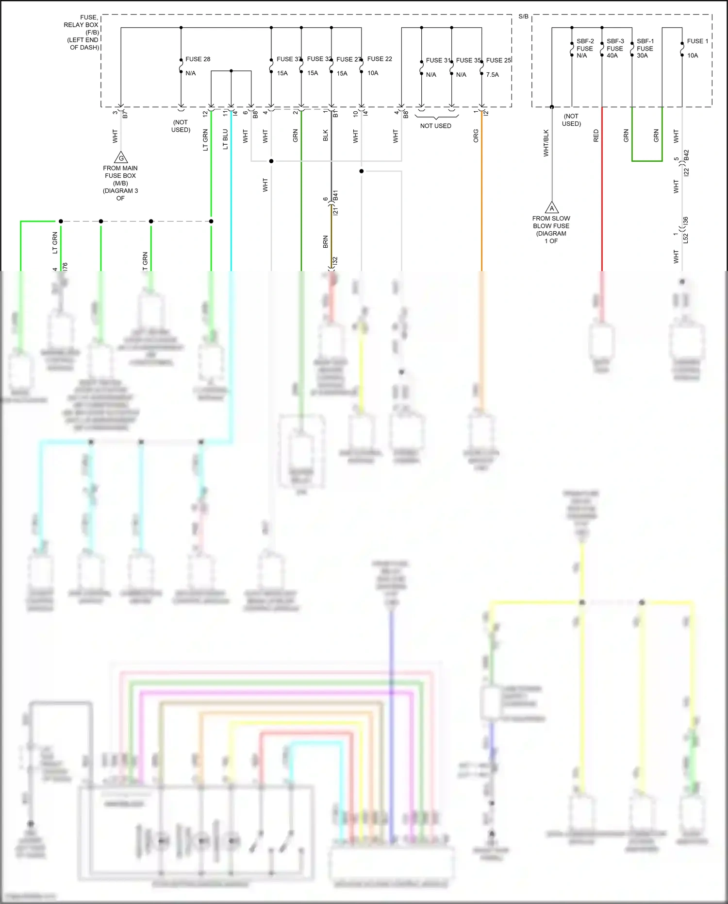 Subaru WRX VB (2021-2024) push button ignition switch wiring diagram  (4 of 6)