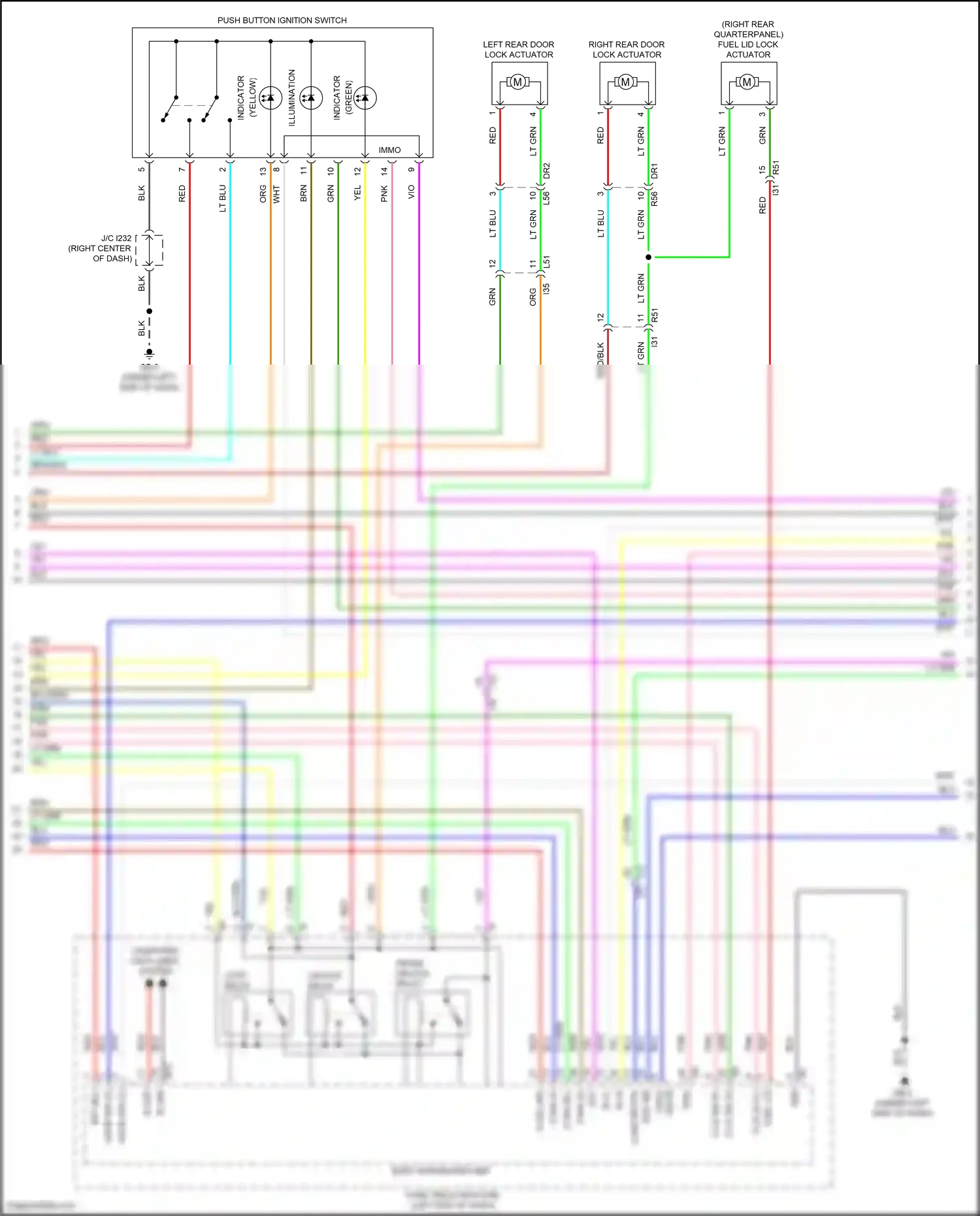Subaru WRX VB (2021-2024) push button ignition switch wiring diagram  (1 of 6)