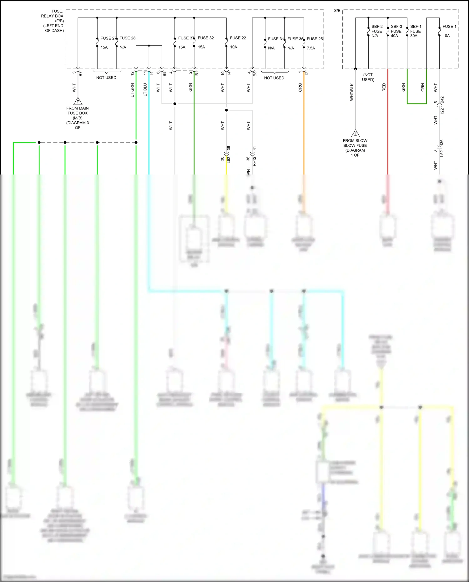 Subaru WRX VB (2021-2024) rab control module wiring diagram  (2 of 6)