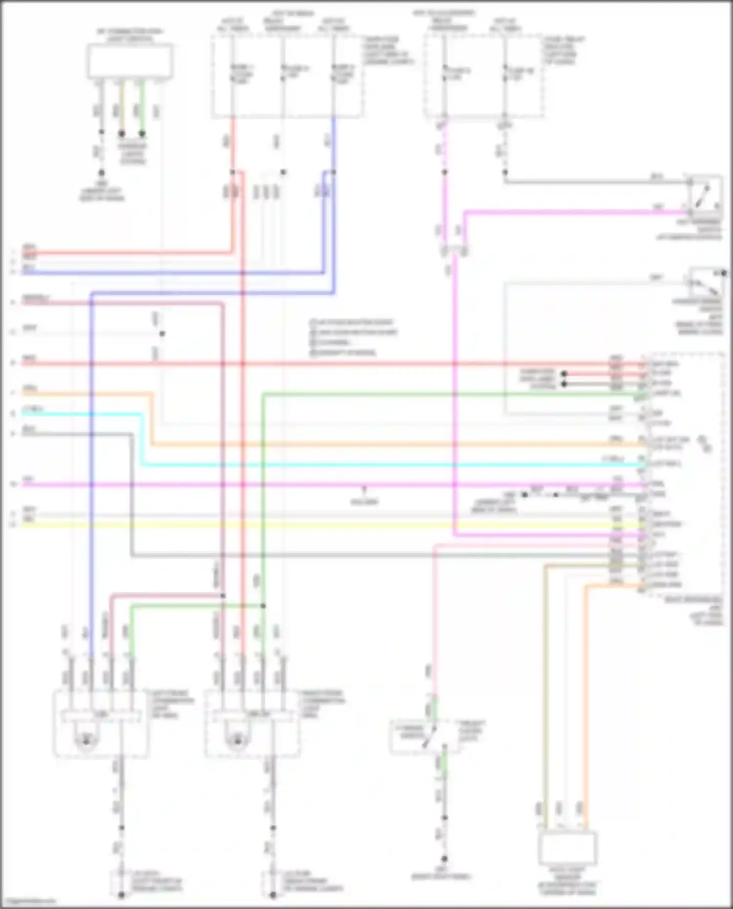Wiring diagram rain gnd for Subaru WRX VB (2021-2024) (2 of 3)