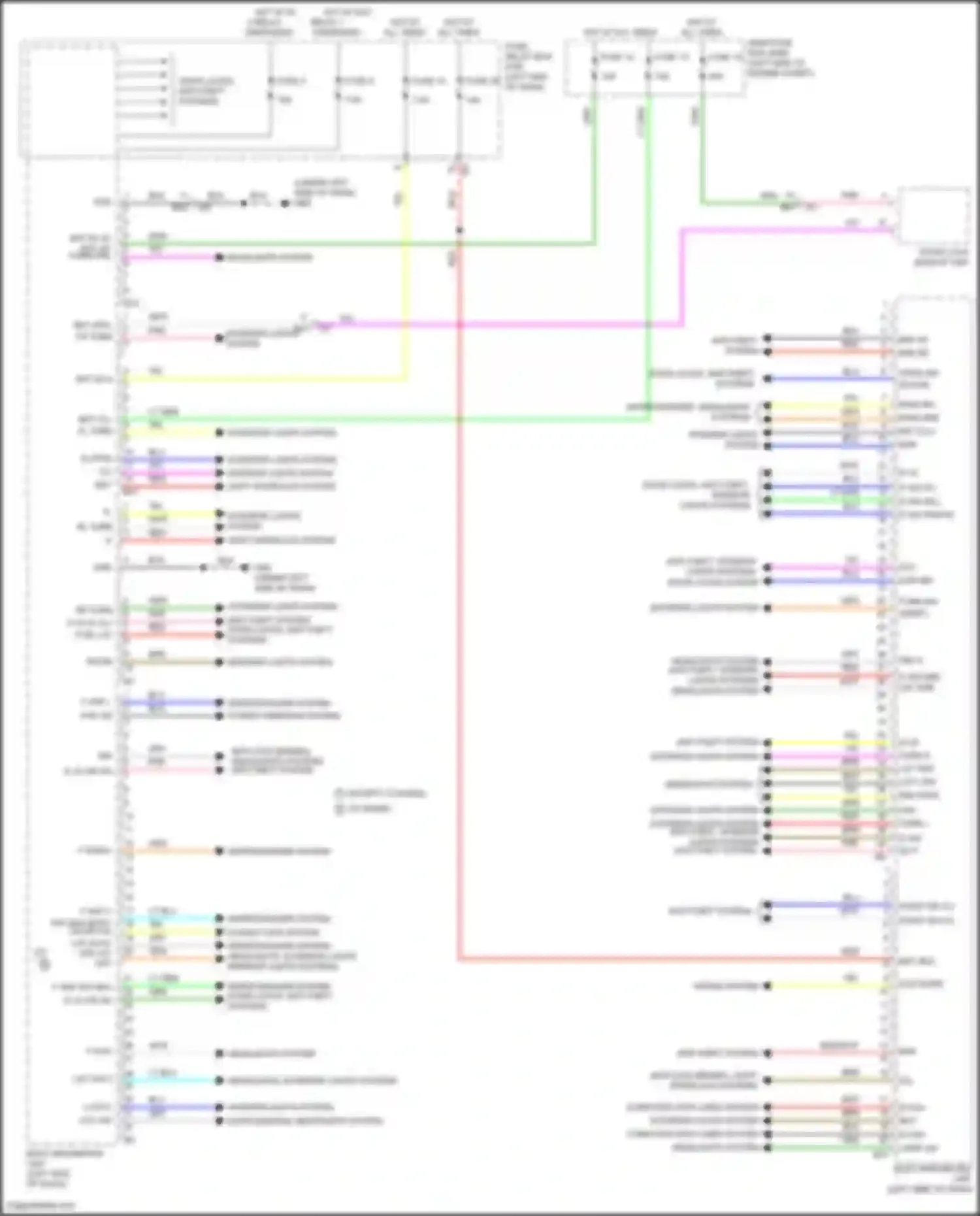 Wiring diagram rain gnd for Subaru WRX VB (2021-2024) (1 of 3)