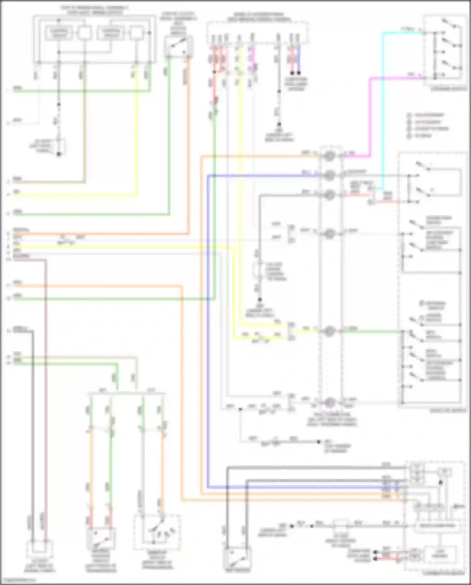 Wiring diagram (right side of transmission for Subaru WRX VB (2021-2024) (2 of 4)