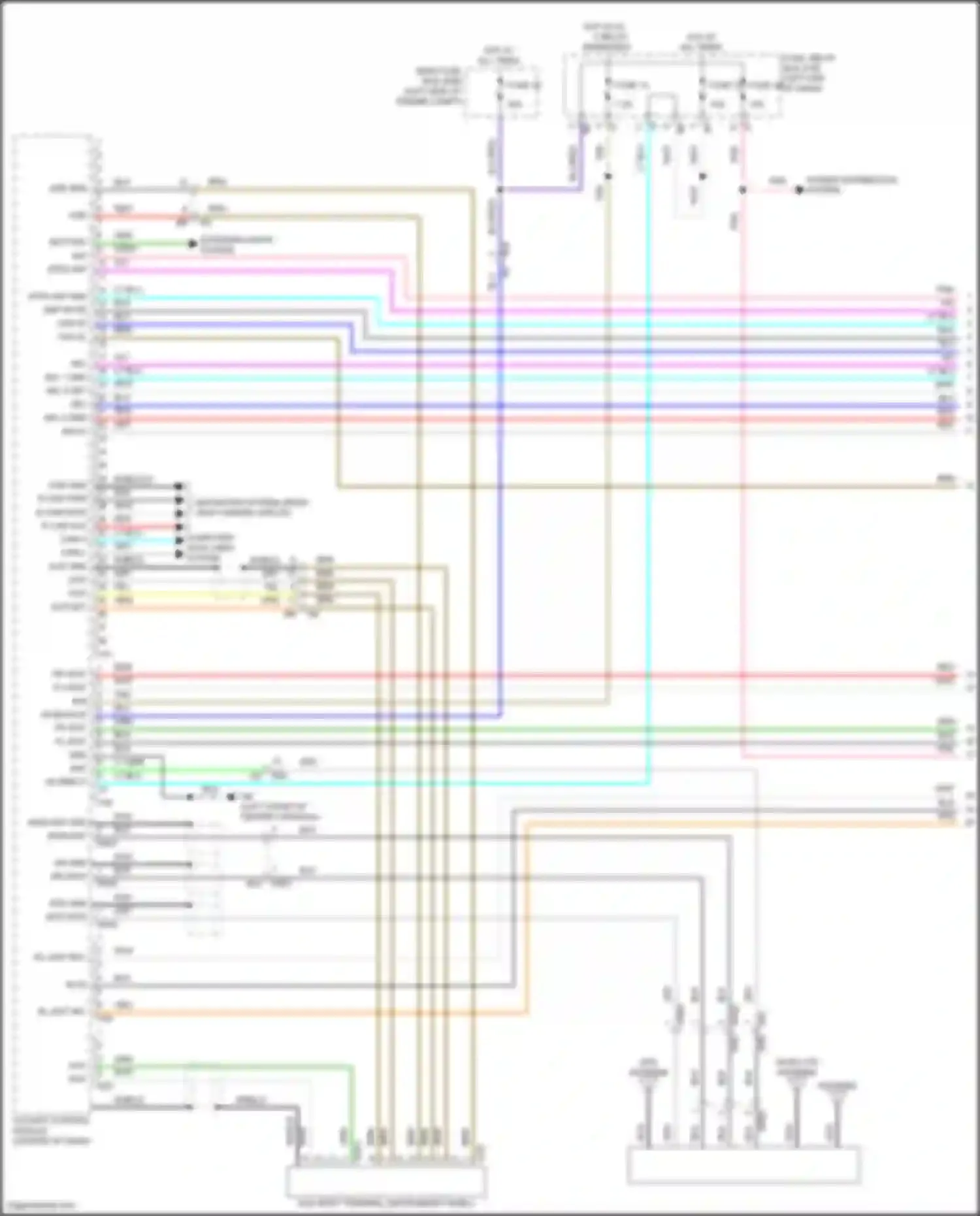 Wiring diagram satellite antenna for Subaru WRX VB (2021-2024) (1 of 6)