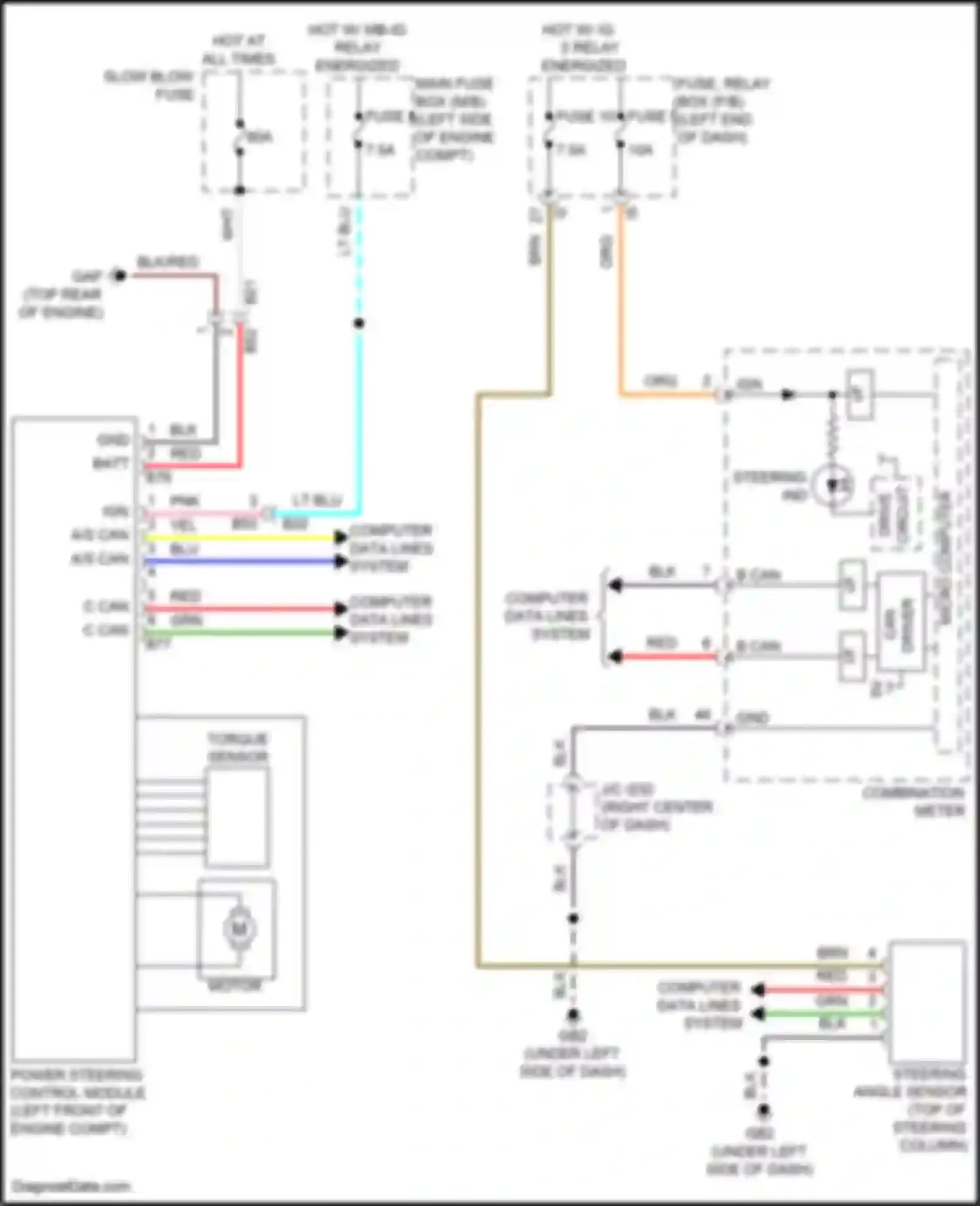 Wiring diagram slow blow fuse for Subaru WRX VB (2021-2024) (1 of 3)