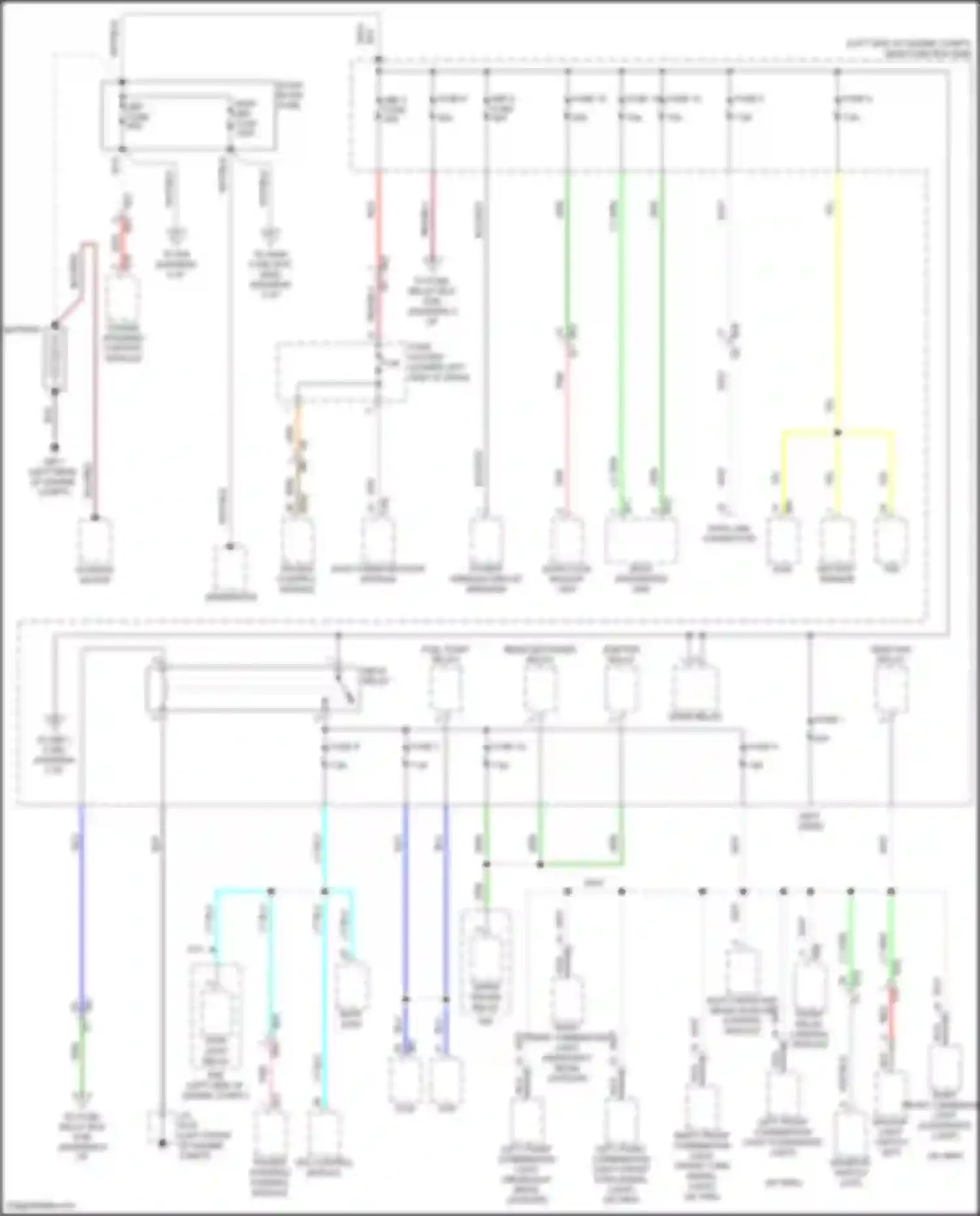 Wiring diagram slow blow fuse for Subaru WRX VB (2021-2024) (2 of 3)