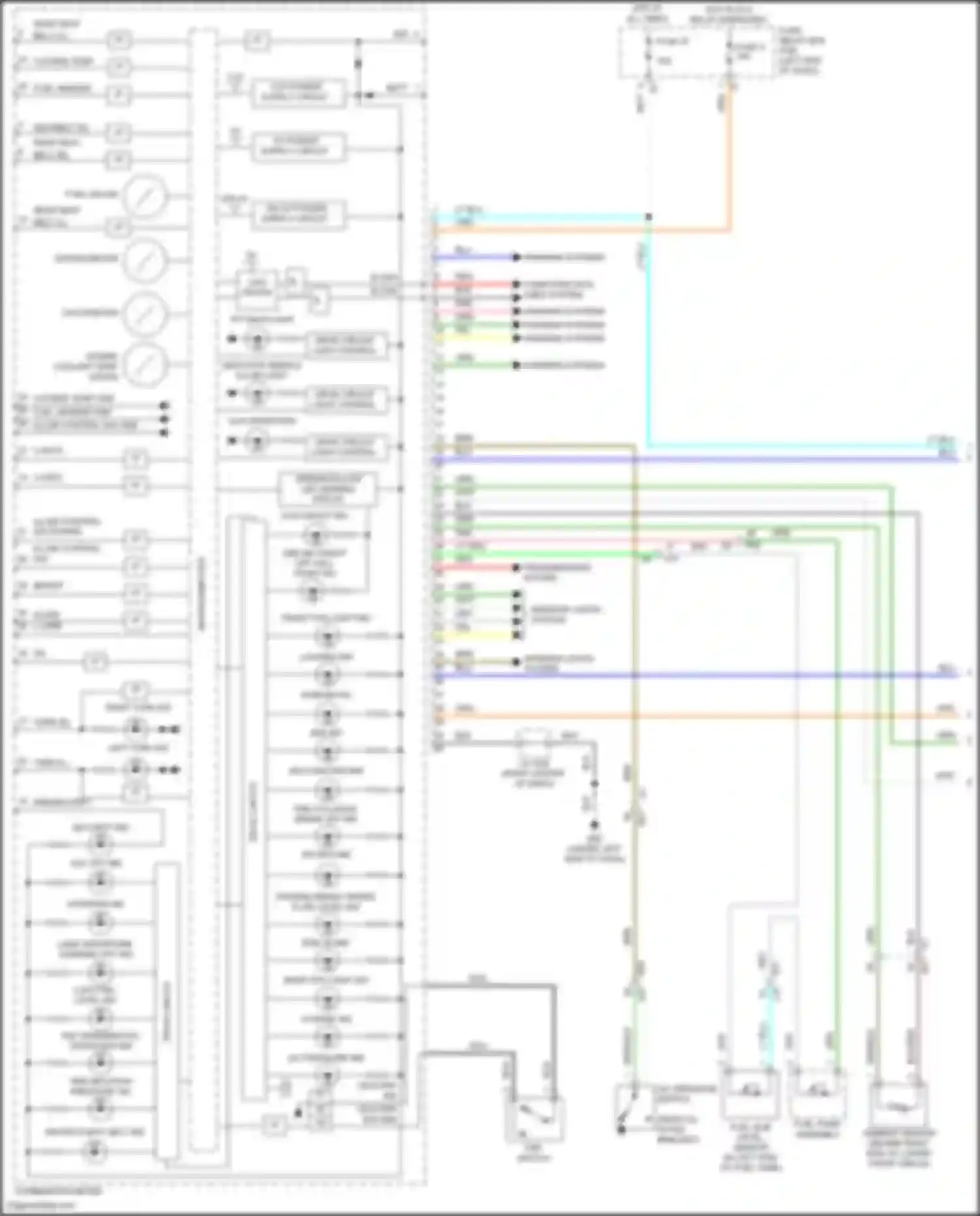 Wiring diagram tire inflation pressure ind for Subaru WRX VB (2021-2024) (1 of 1)