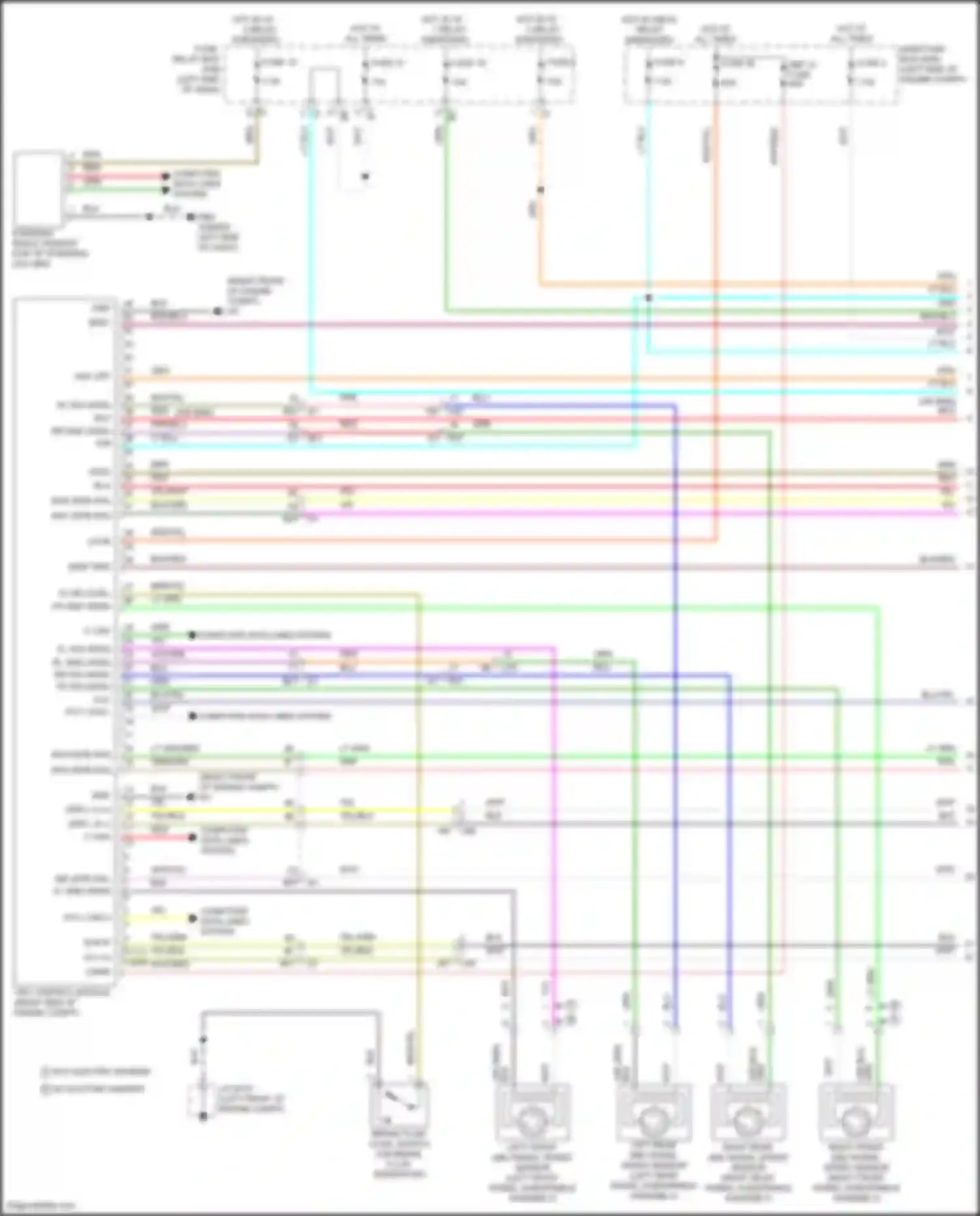 Wiring diagram wht/vio for Subaru WRX VB (2021-2024) (1 of 4)