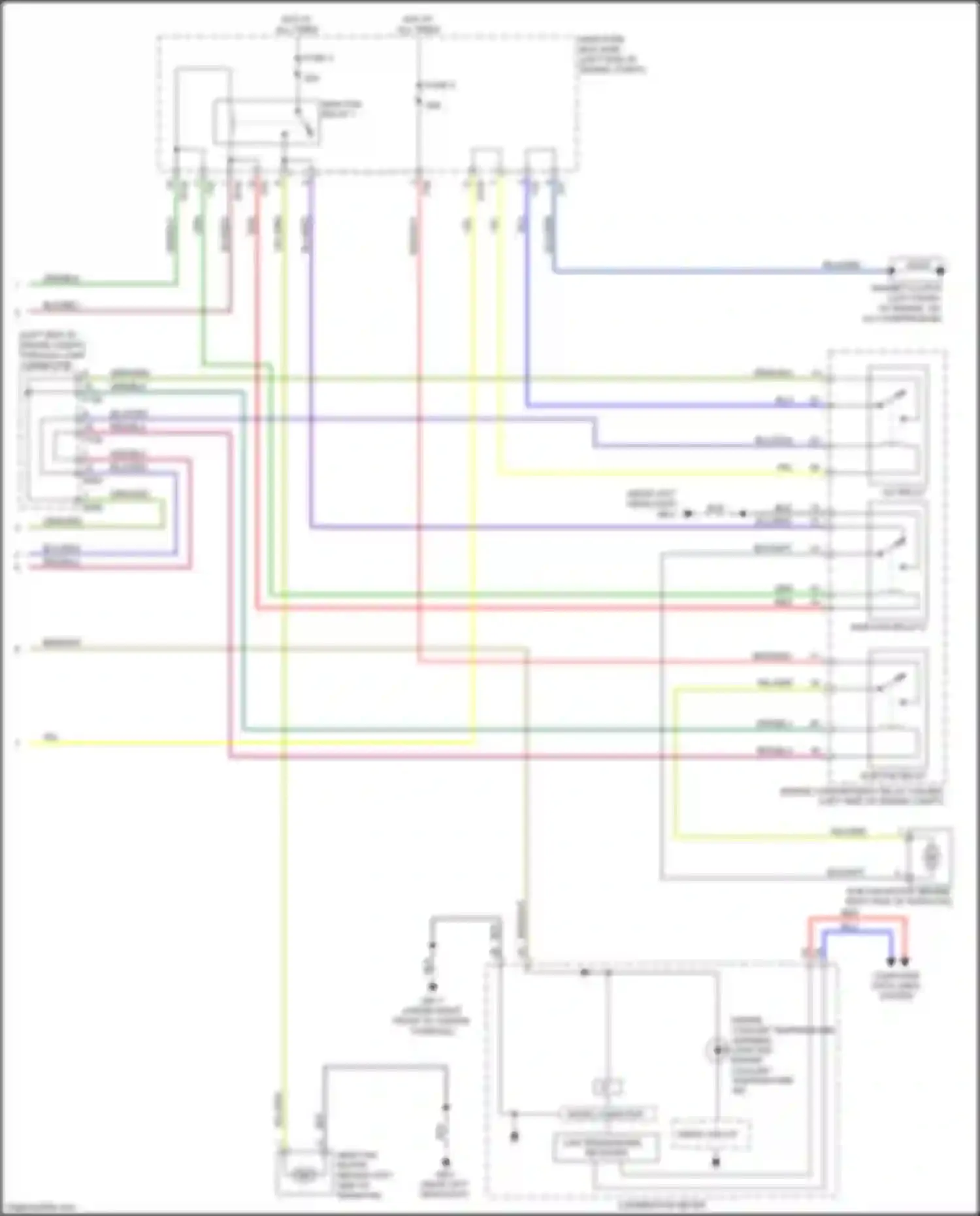 XV Subaru GP facelift (2015-2017): Manual a/c circuit (2 of 2)