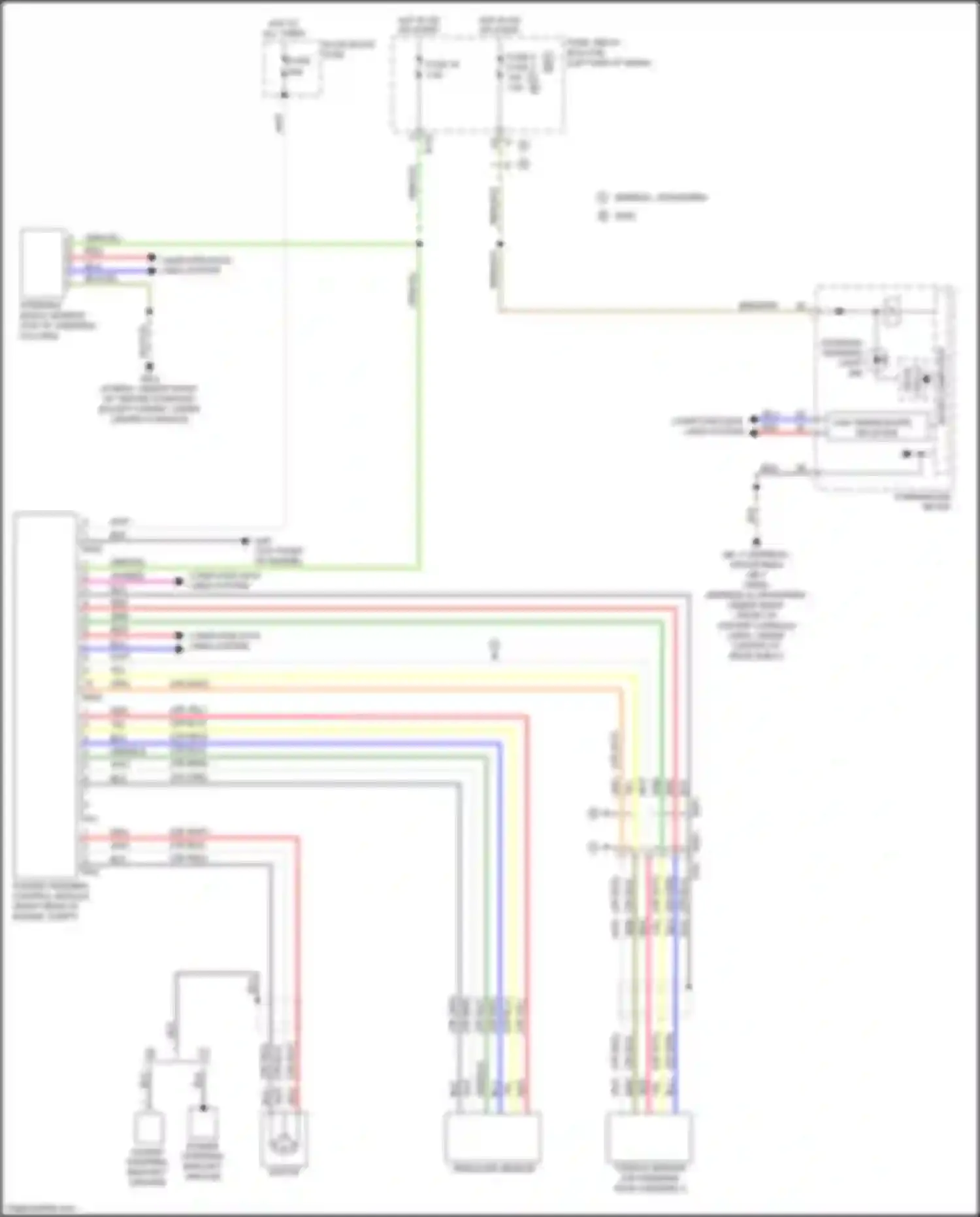 XV Subaru GP facelift (2015-2017): Electronic power steering circuit