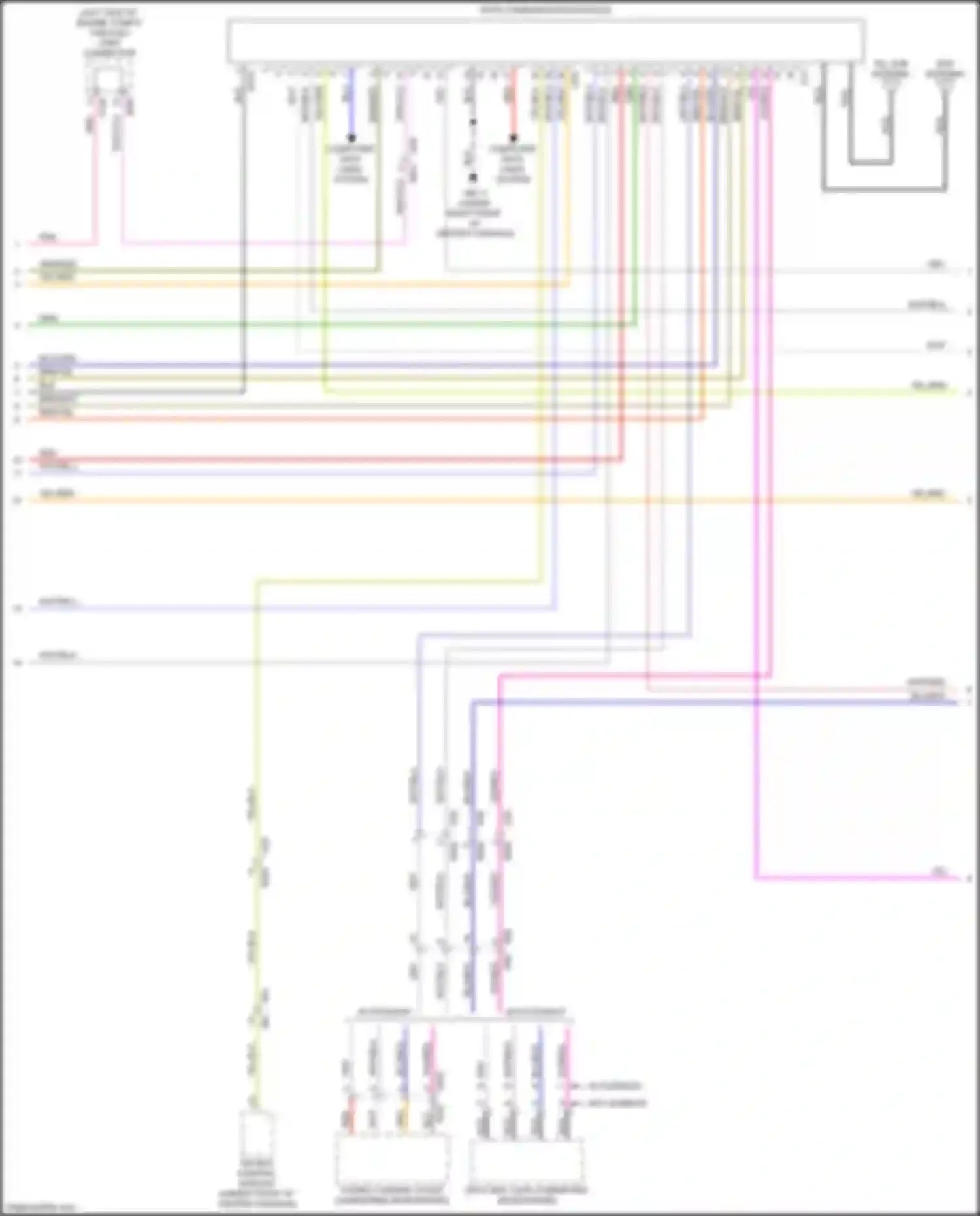 XV Subaru GP facelift (2015-2017): Navigation circuit, except hybrid w/ telematics (2 of 3)