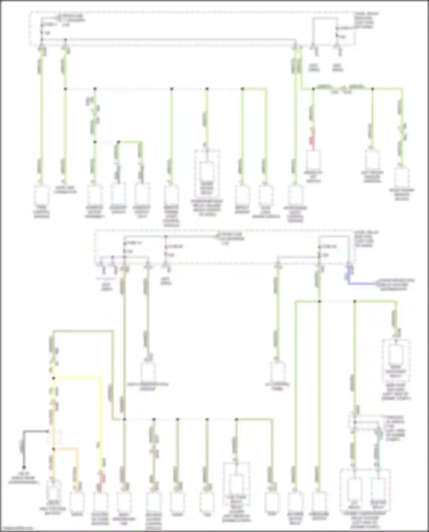XV Subaru GP facelift (2015-2017): Power distribution circuit, w/ hev (5 of 6)