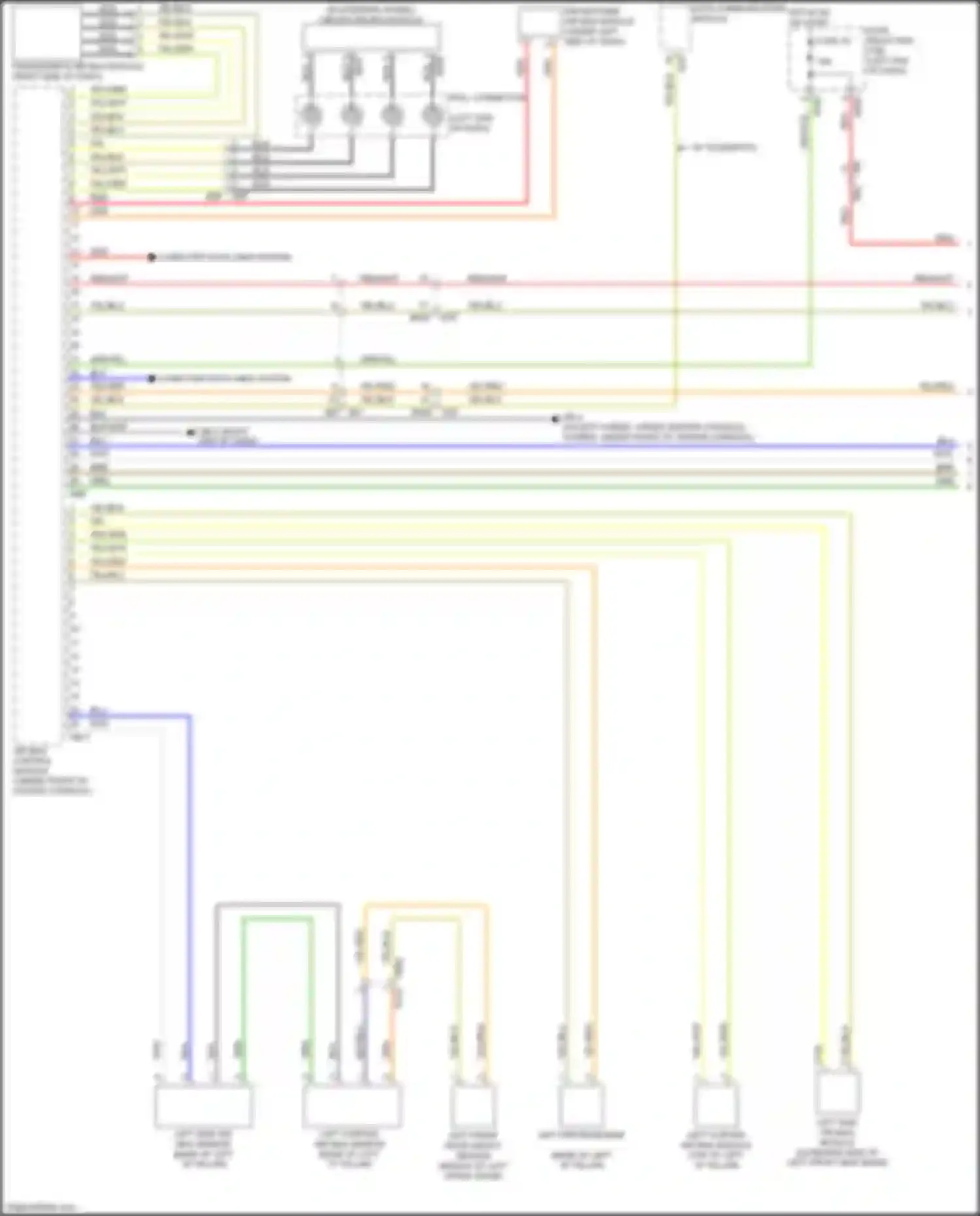 Wiring diagram computer data lines system for Subaru XV GP facelift (2015-2017) (71 of 87)