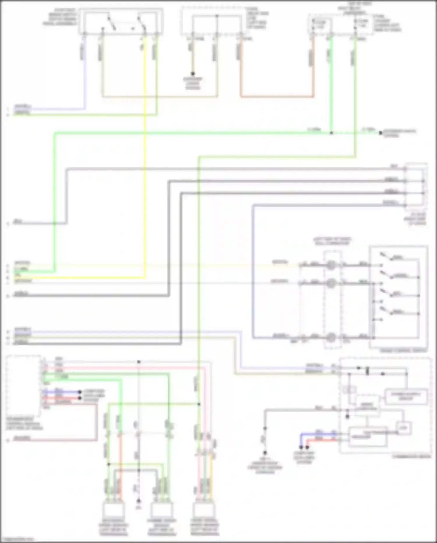 Wiring diagram computer data lines system for Subaru XV GP facelift (2015-2017) (24 of 87)