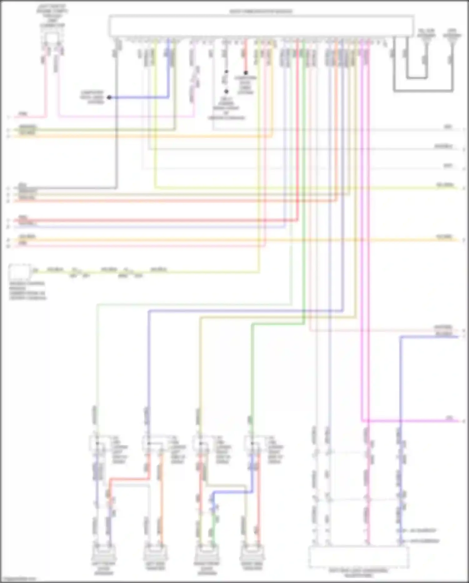 Wiring diagram computer data lines system for Subaru XV GP facelift (2015-2017) (48 of 87)