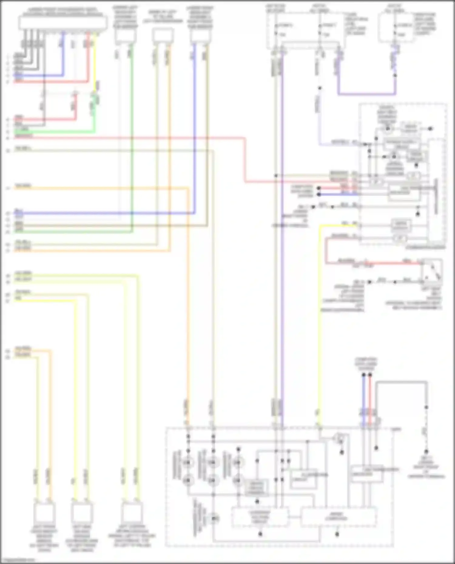 Wiring diagram computer data lines system for Subaru XV GP facelift (2015-2017) (68 of 87)