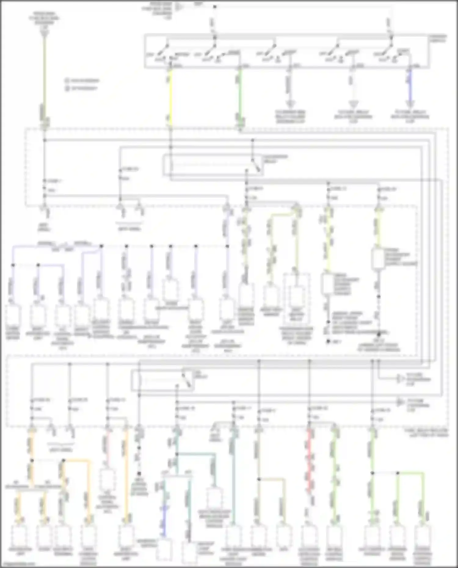 Wiring diagram data communi- cation module for Subaru XV GP facelift (2015-2017) (2 of 3)