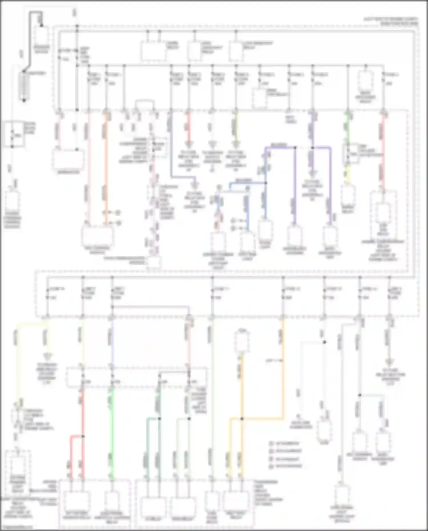 Wiring diagram daytime running light relay for Subaru XV GP facelift (2015-2017) (3 of 4)