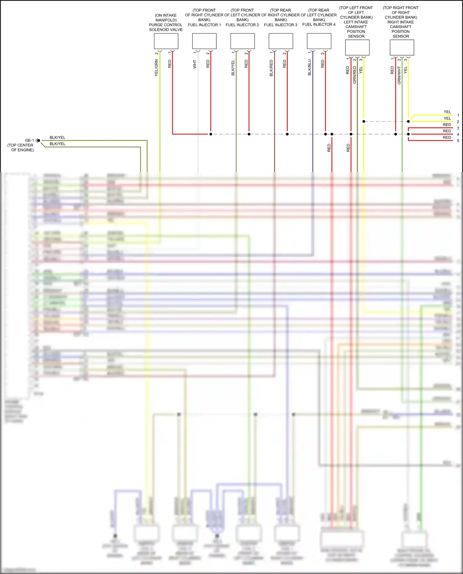 Subaru XV GP facelift (2015-2017) engine control module wiring diagram  (9 of 11)