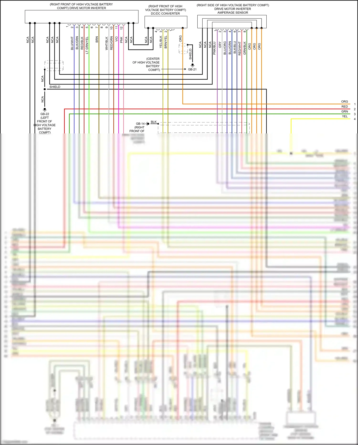 Subaru XV GP facelift (2015-2017) engine control module wiring diagram  (10 of 11)