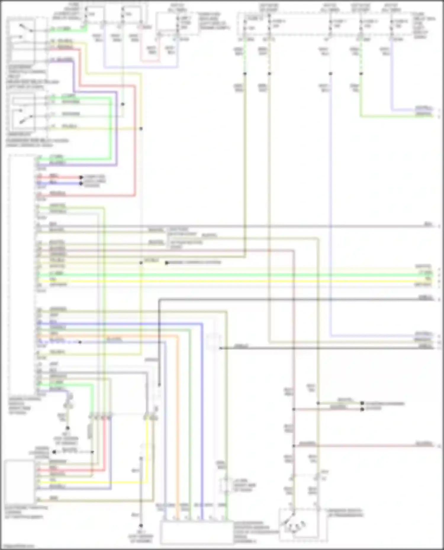 Wiring diagram engine controls system for Subaru XV GP facelift (2015-2017) (3 of 12)