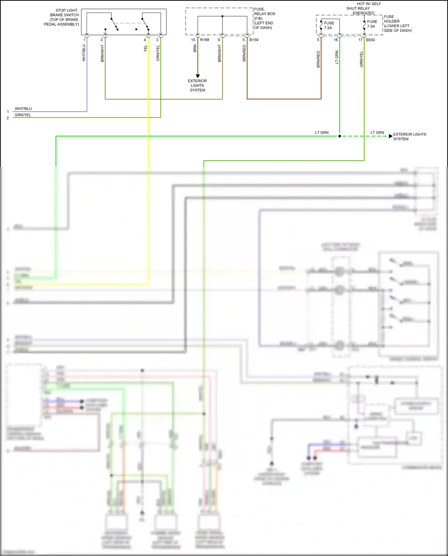 Subaru XV GP facelift (2015-2017) micro computer wiring diagram  (11 of 38)
