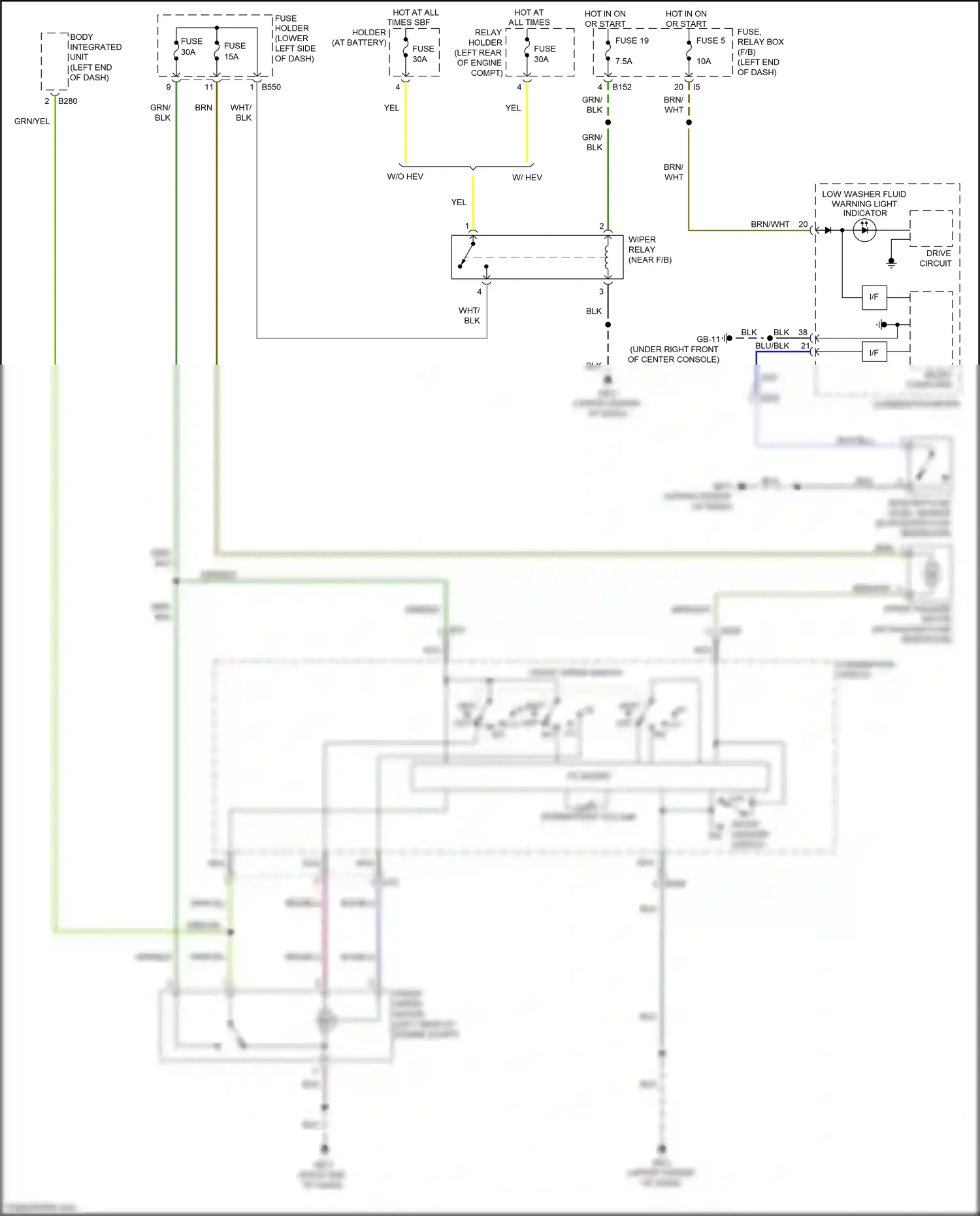 Subaru XV GP facelift (2015-2017) micro computer wiring diagram  (24 of 38)