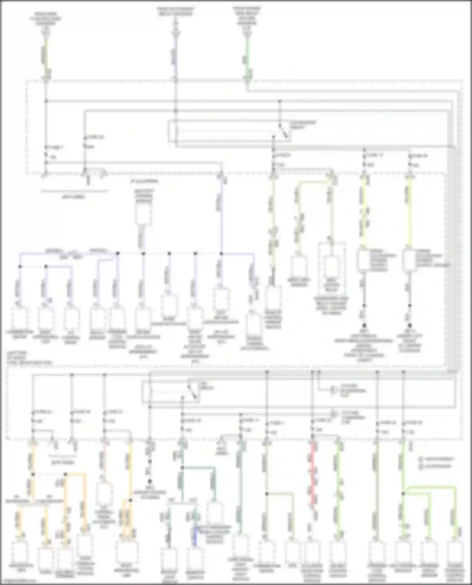 Wiring diagram occupant detection control module for Subaru XV GP facelift (2015-2017) (1 of 3)