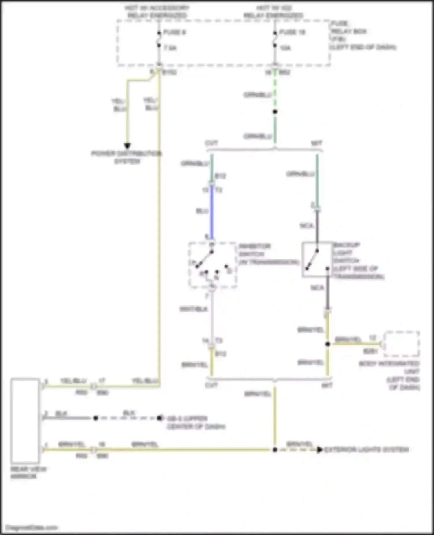 Wiring diagram power distribution system for Subaru XV GP facelift (2015-2017) (1 of 33)