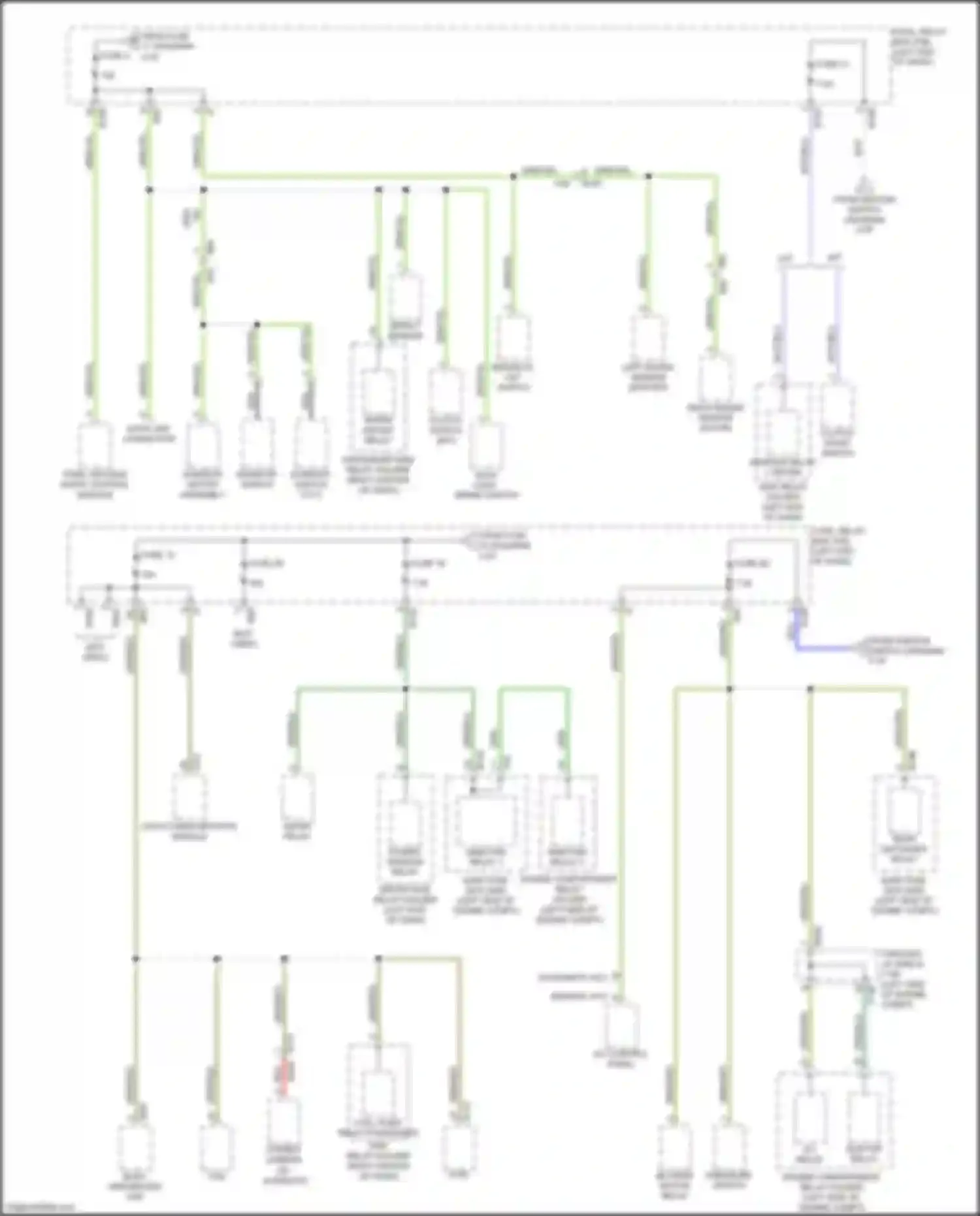 Wiring diagram rear defogger relay for Subaru XV GP facelift (2015-2017) (3 of 7)