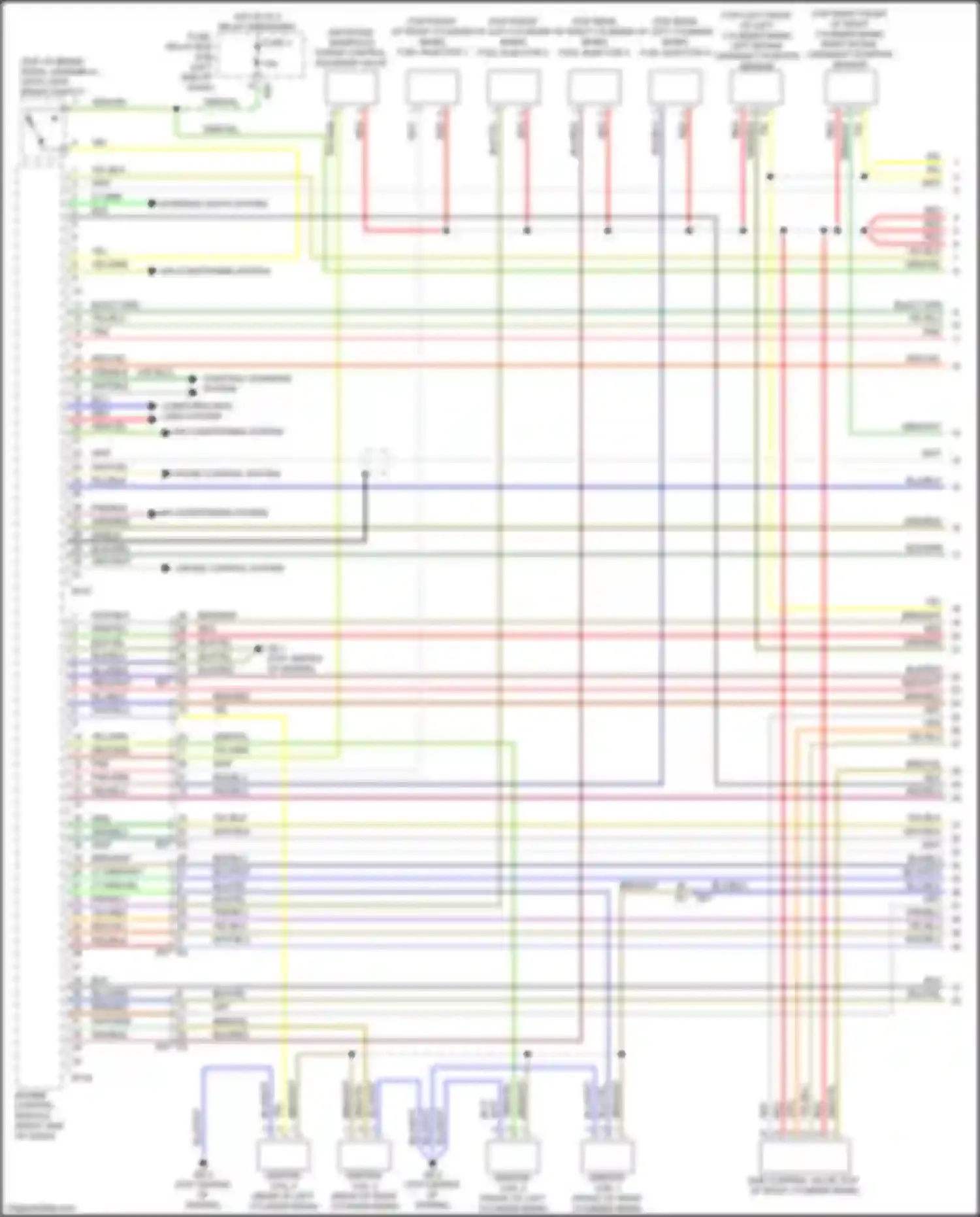 Wiring diagram right intake camshaft position sensor for Subaru XV GP facelift (2015-2017) (1 of 2)
