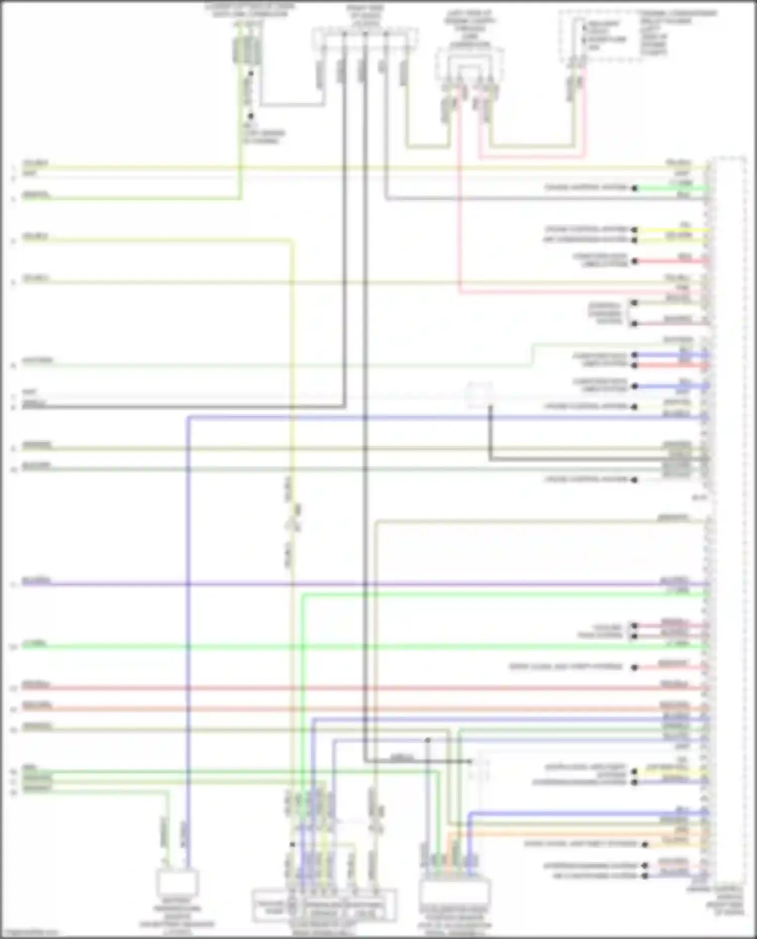Wiring diagram through joint connector for Subaru XV GP facelift (2015-2017) (8 of 9)