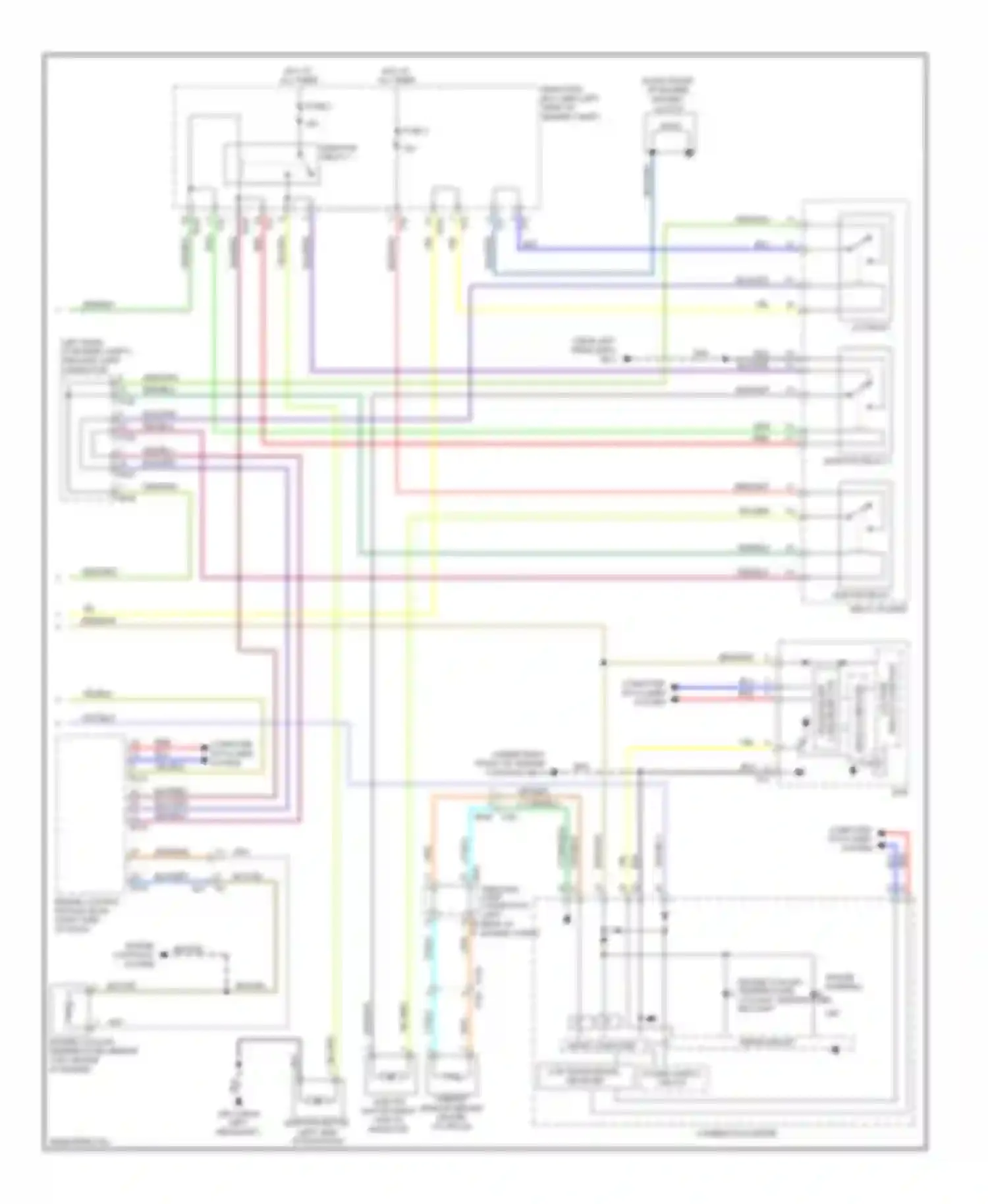 XV Subaru GP (2011-2016): Automatic a/c circuit, with hev (2 of 2)