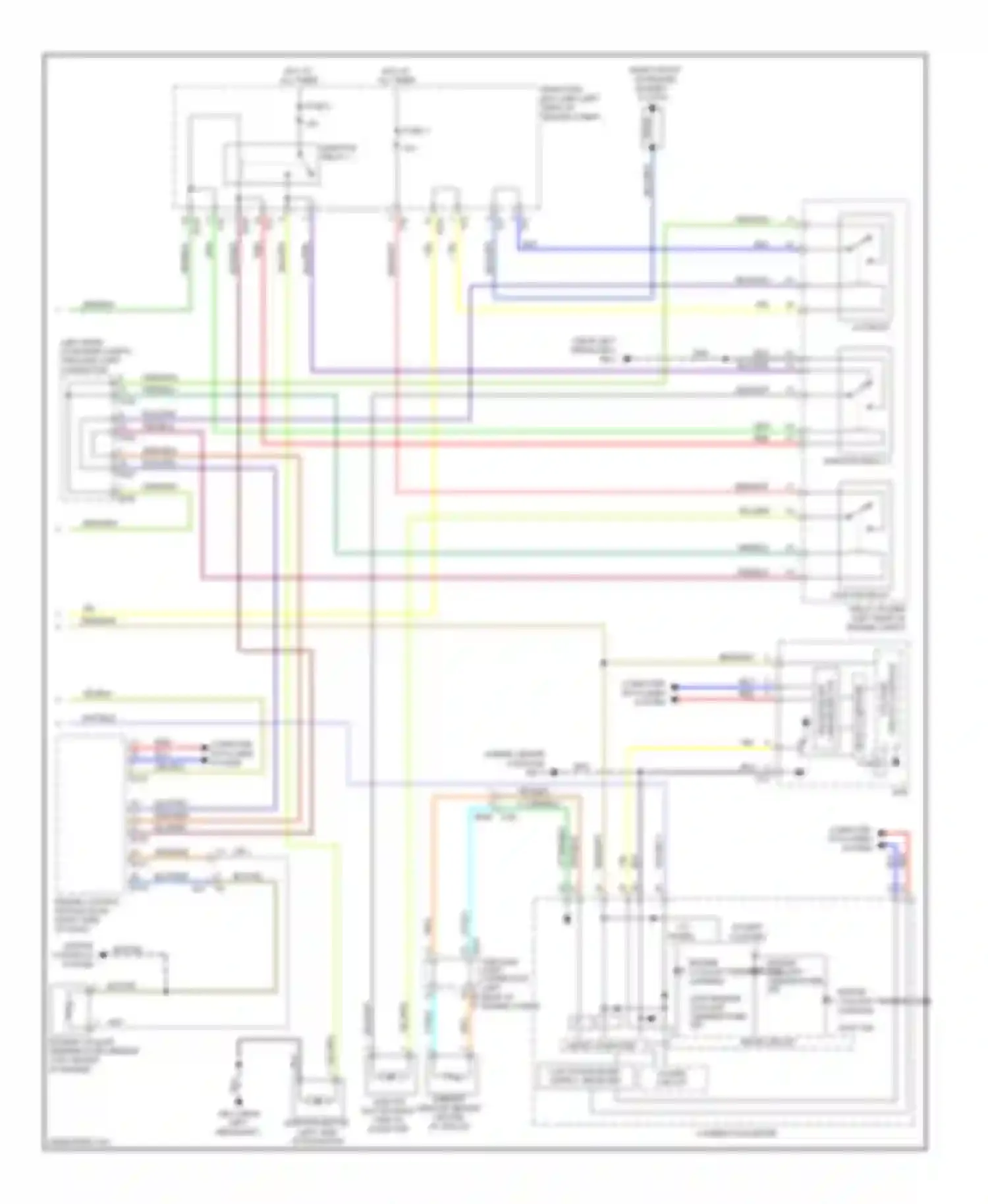 XV Subaru GP (2011-2016): Automatic a/c circuit, without hev (2 of 2)