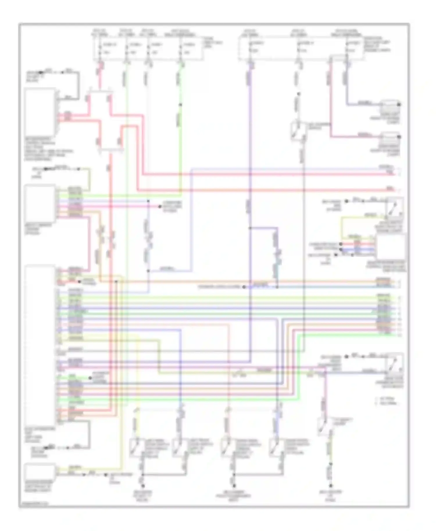 XV Subaru GP (2011-2016): Forced entry circuit, without hev (1 of 2)