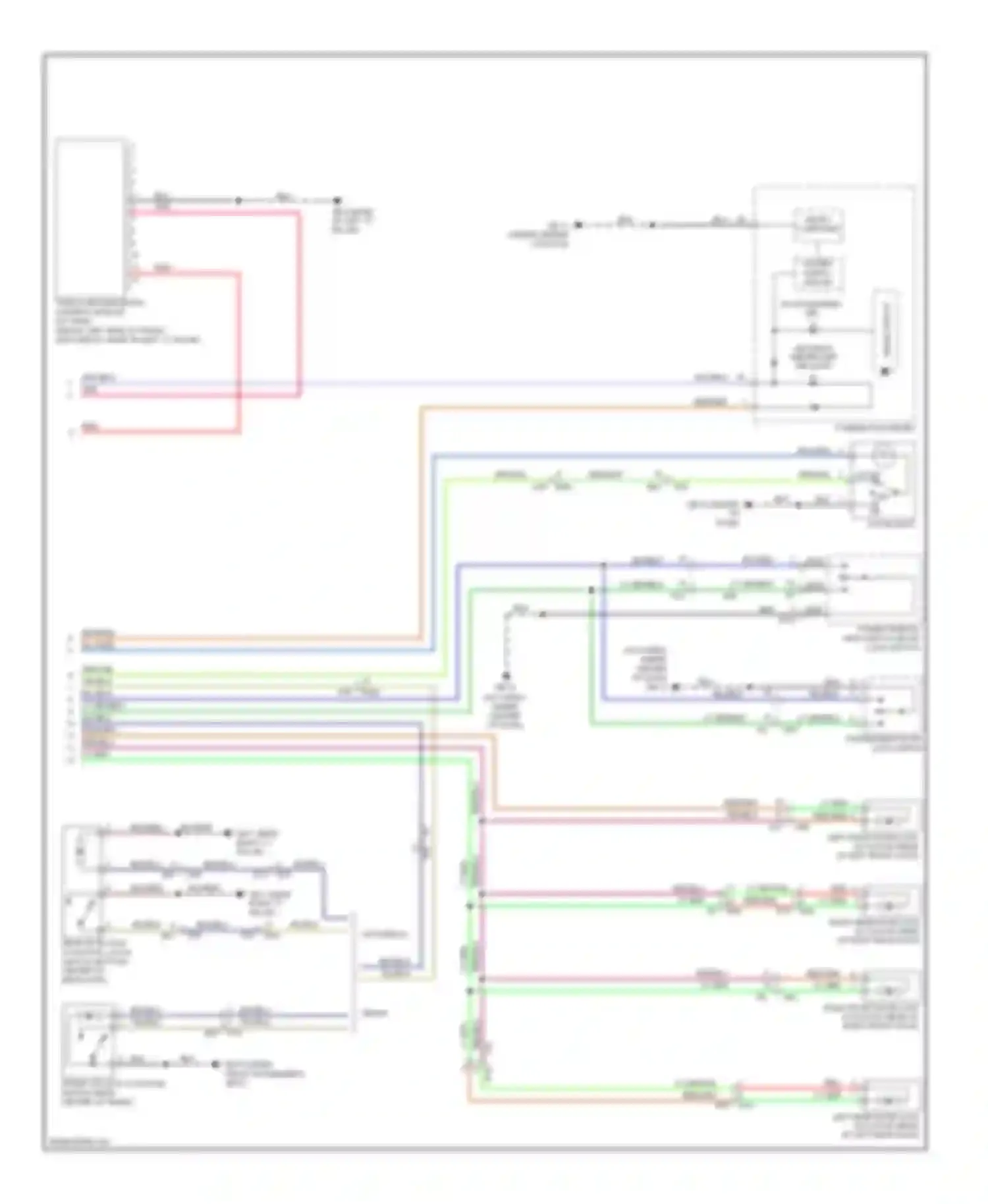 XV Subaru GP (2011-2016): Forced entry circuit, without hev (2 of 2)