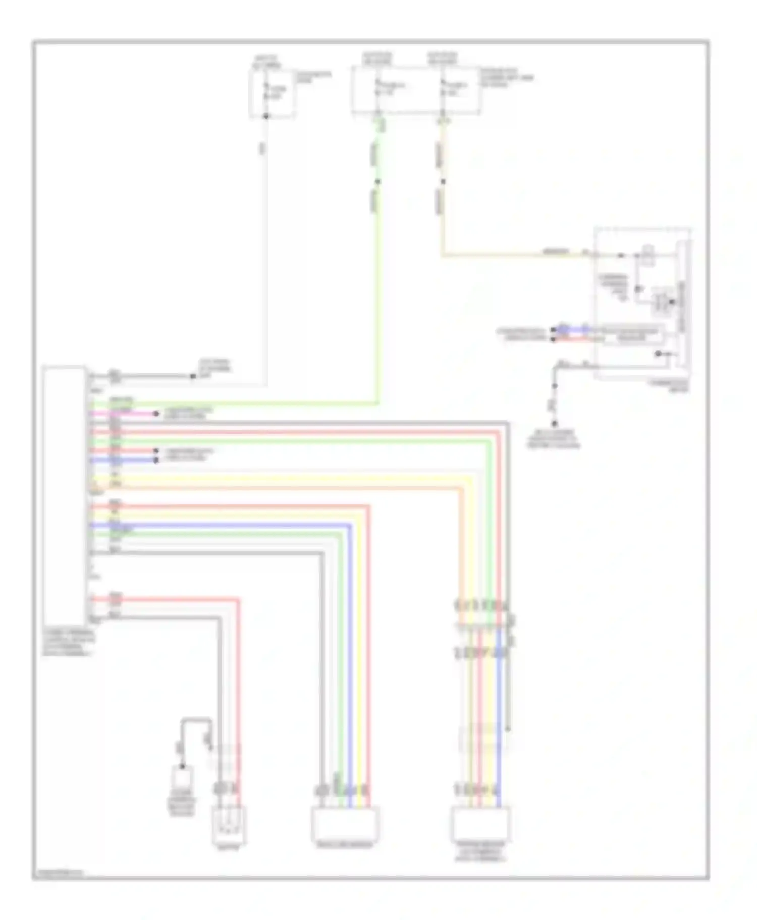 XV Subaru GP (2011-2016): Electronic power steering circuit, with hev
