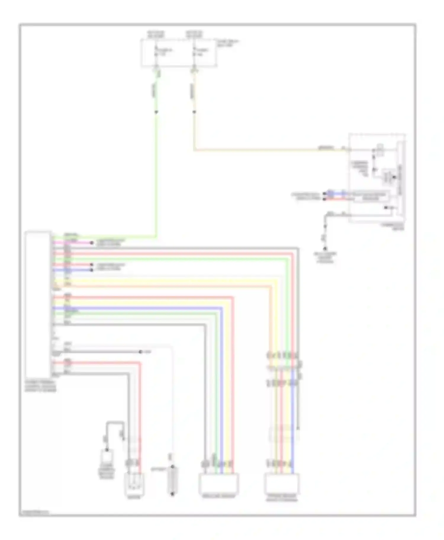 XV Subaru GP (2011-2016): Electronic power steering circuit, without hev