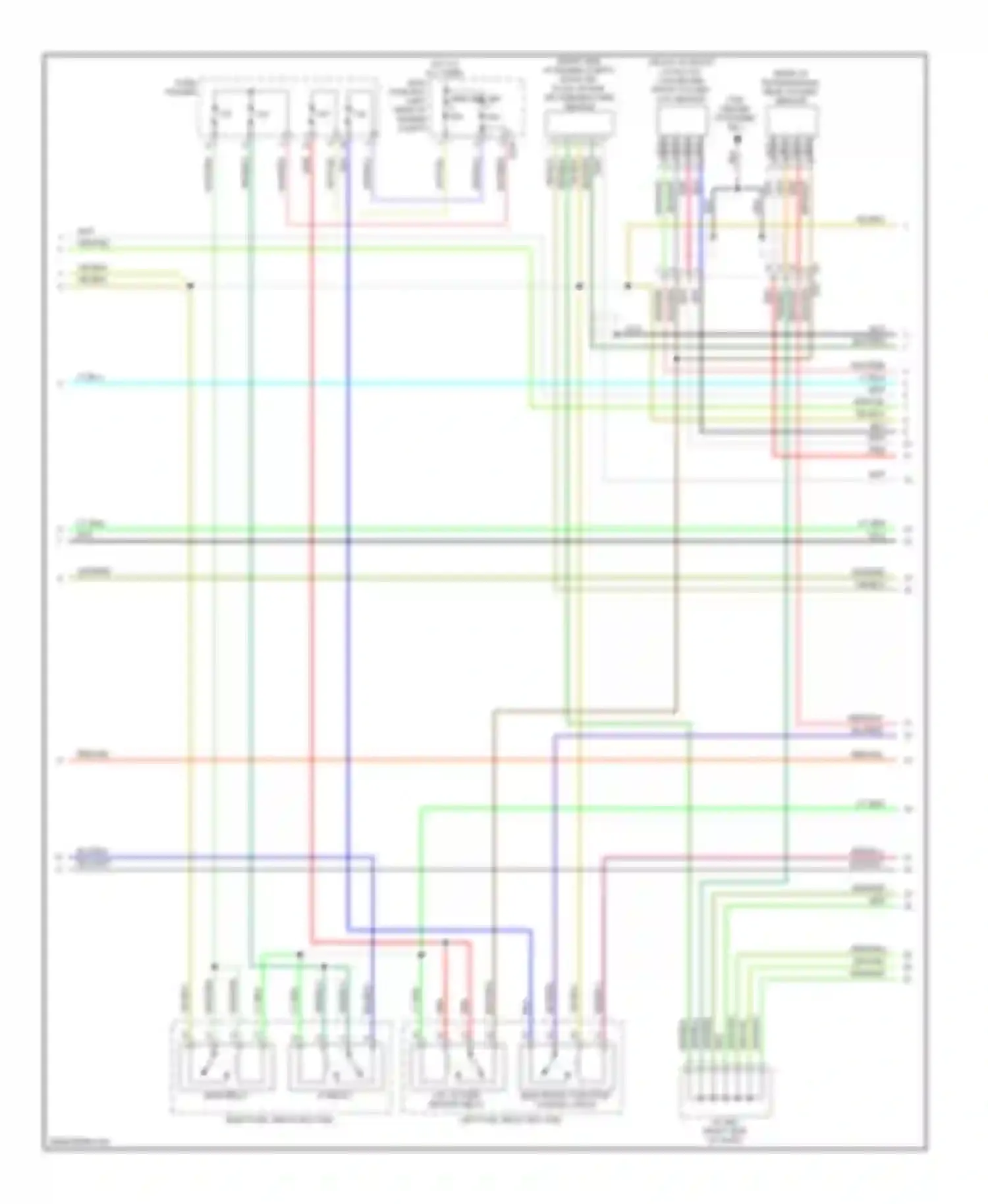 XV Subaru GP (2011-2016): Wiring diagram engine performance 2.0l (4 of 5)