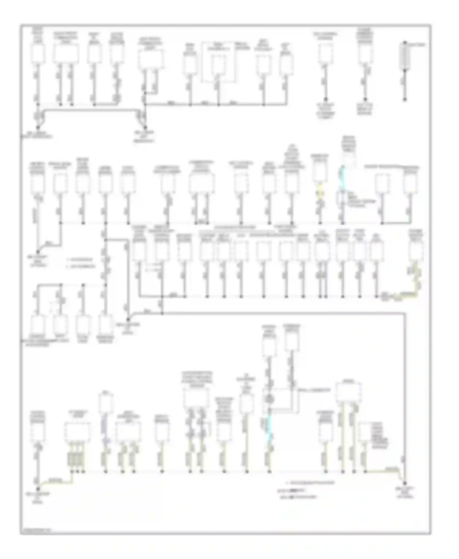 XV Subaru GP (2011-2016): Ground distribution circuit, with hev (1 of 3)