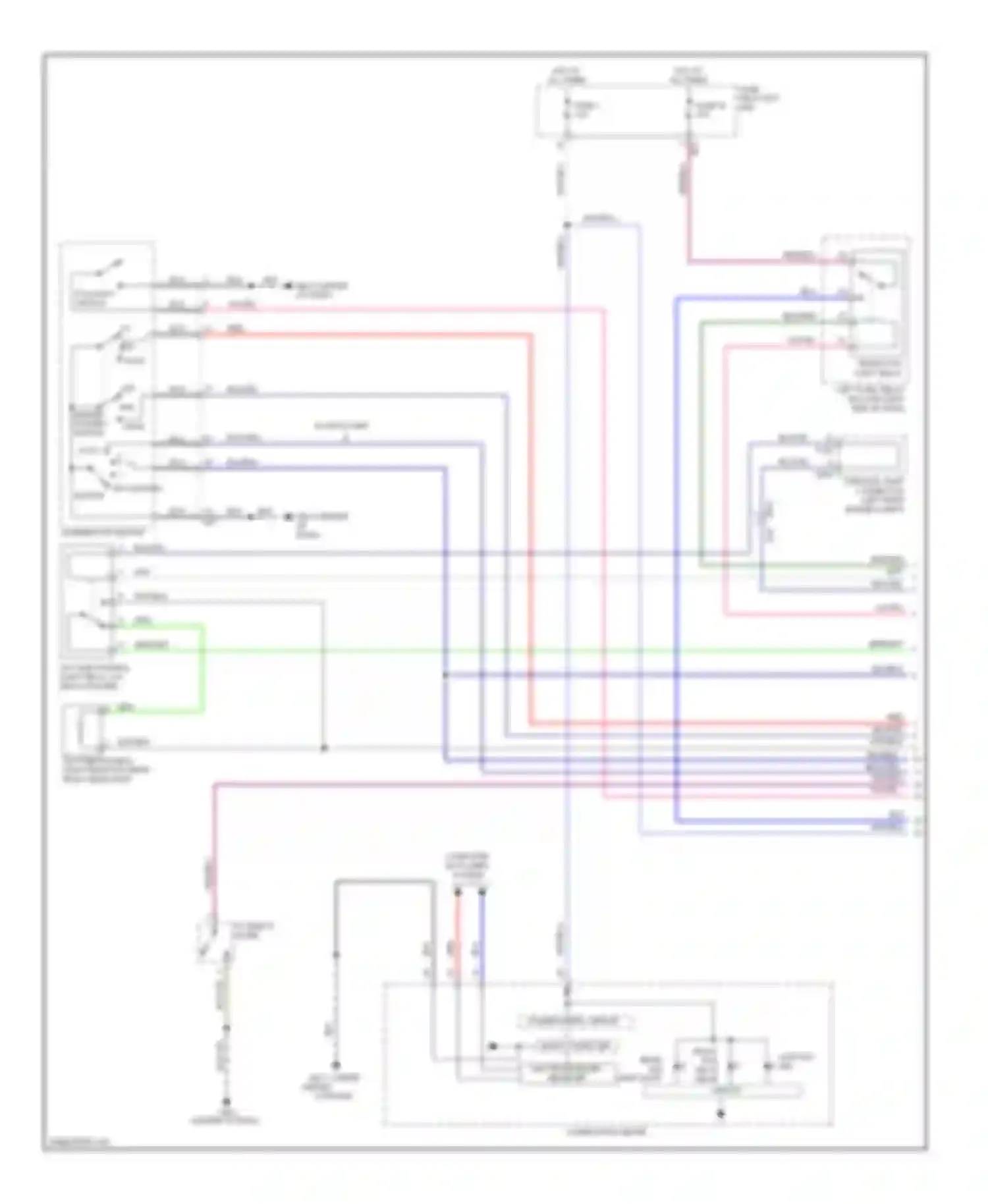 XV Subaru GP (2011-2016): Headlamps circuit, without hev (1 of 2)
