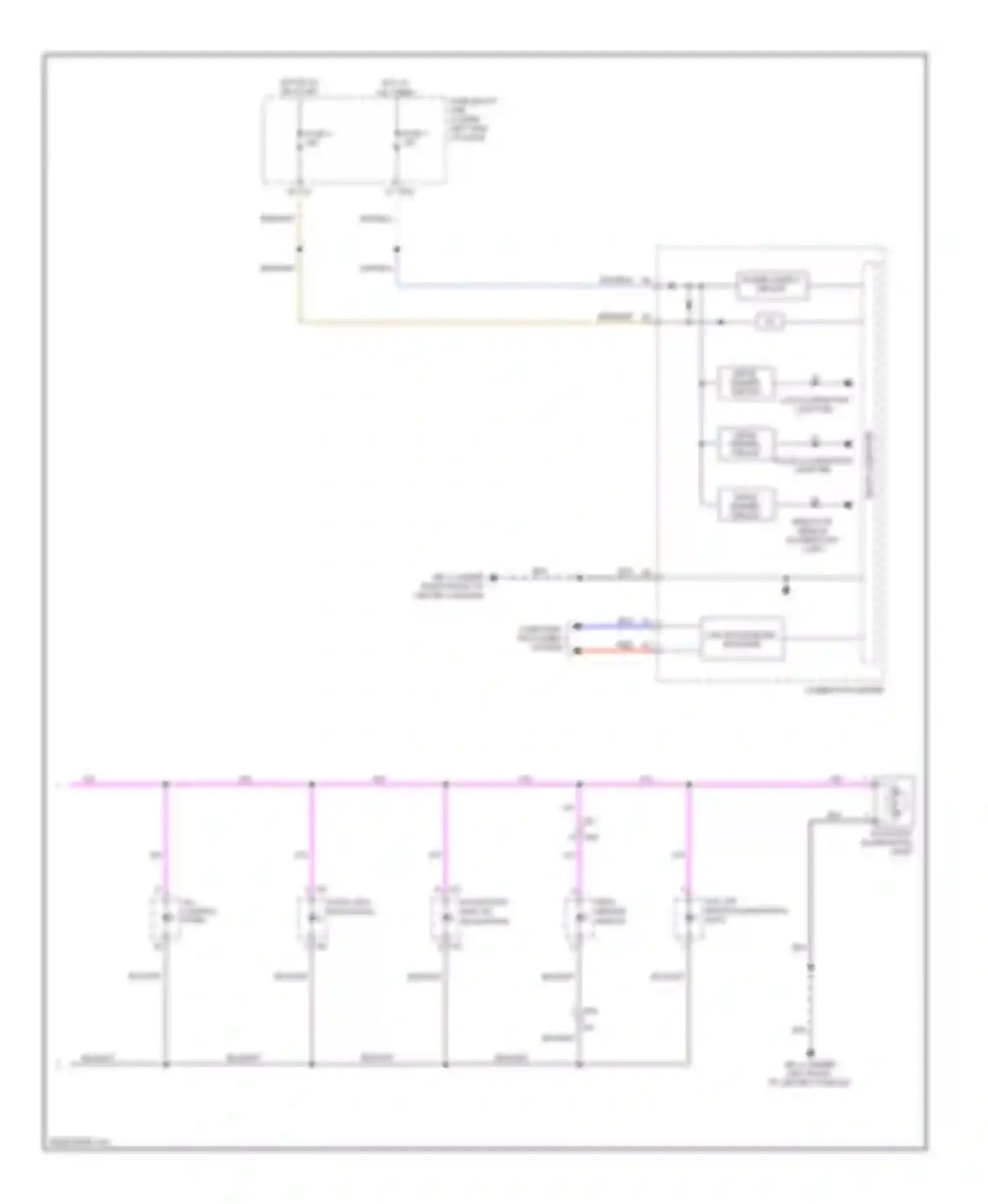 XV Subaru GP (2011-2016): Instrument illumination circuit, with hev (2 of 2)