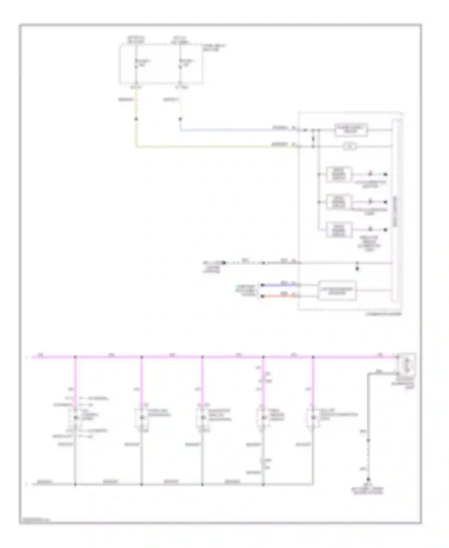 XV Subaru GP (2011-2016): Instrument illumination circuit, without hev (2 of 2)