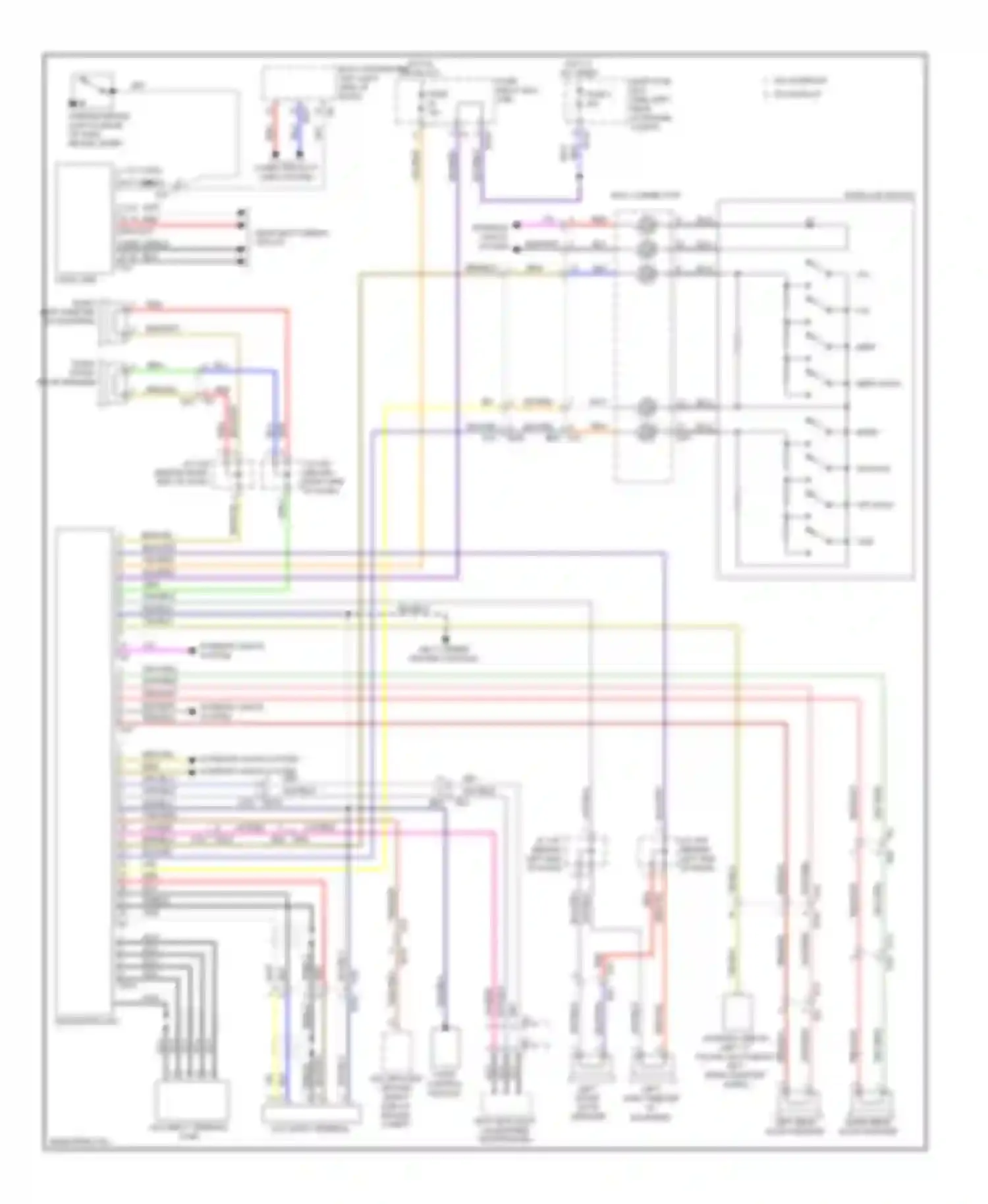 XV Subaru GP (2011-2016): Navigation circuit, without hev