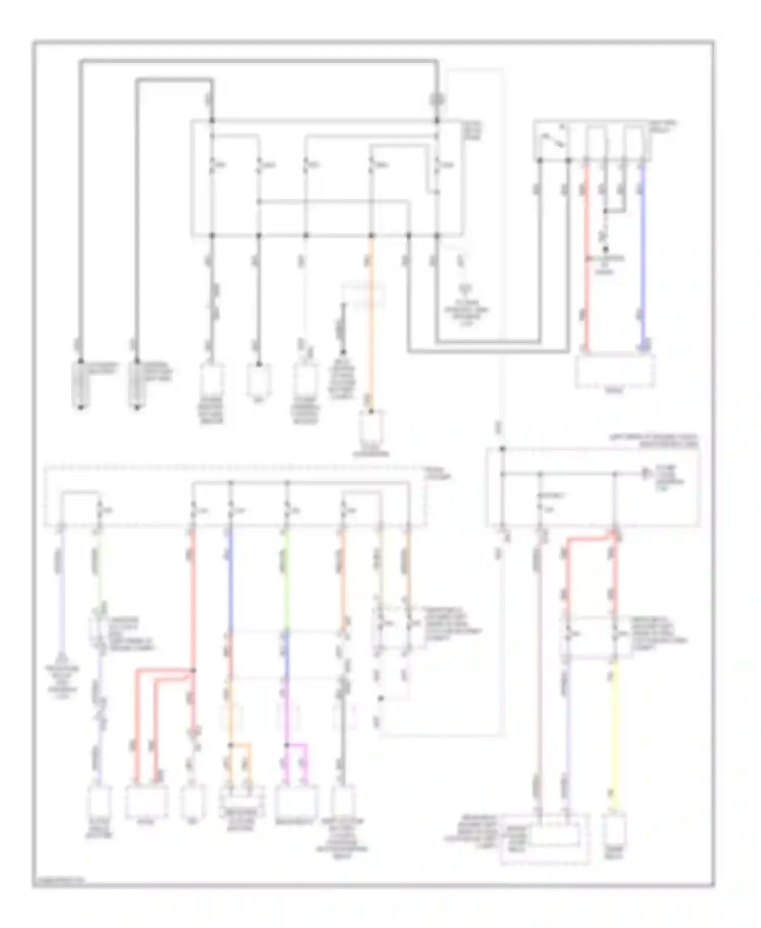 XV Subaru GP (2011-2016): Power distribution circuit, with hev & push button start (1 of 6)