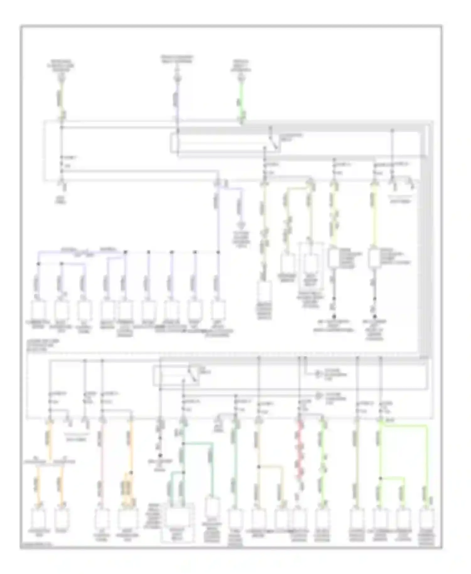 XV Subaru GP (2011-2016): Power distribution circuit, with hev & push button start (4 of 6)