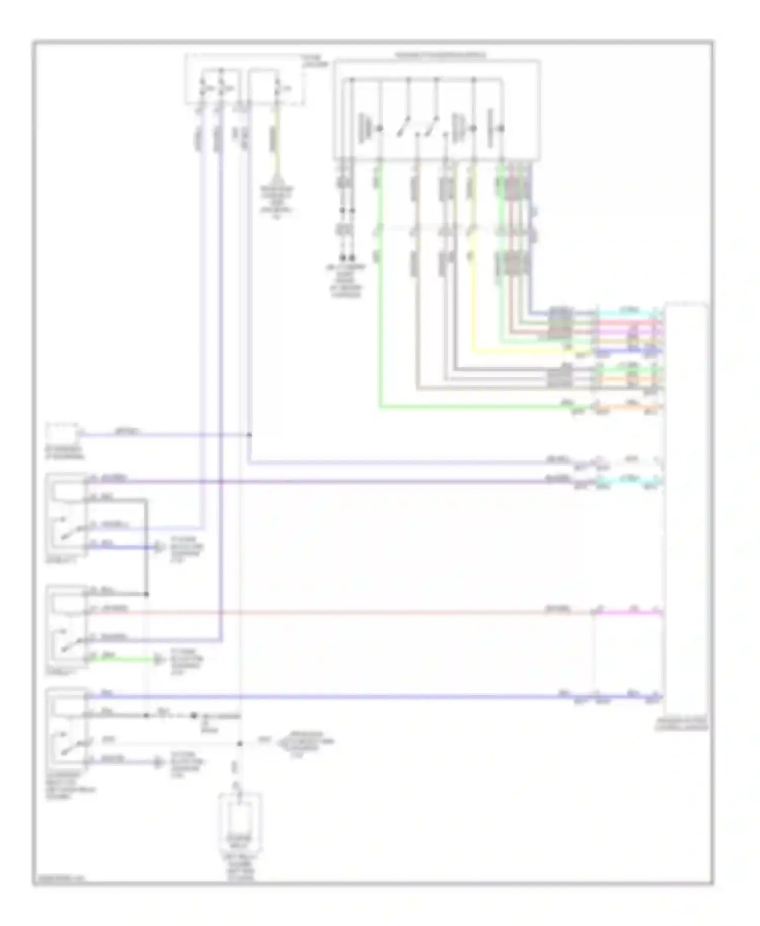 XV Subaru GP (2011-2016): Power distribution circuit, with hev & push button start (6 of 6)